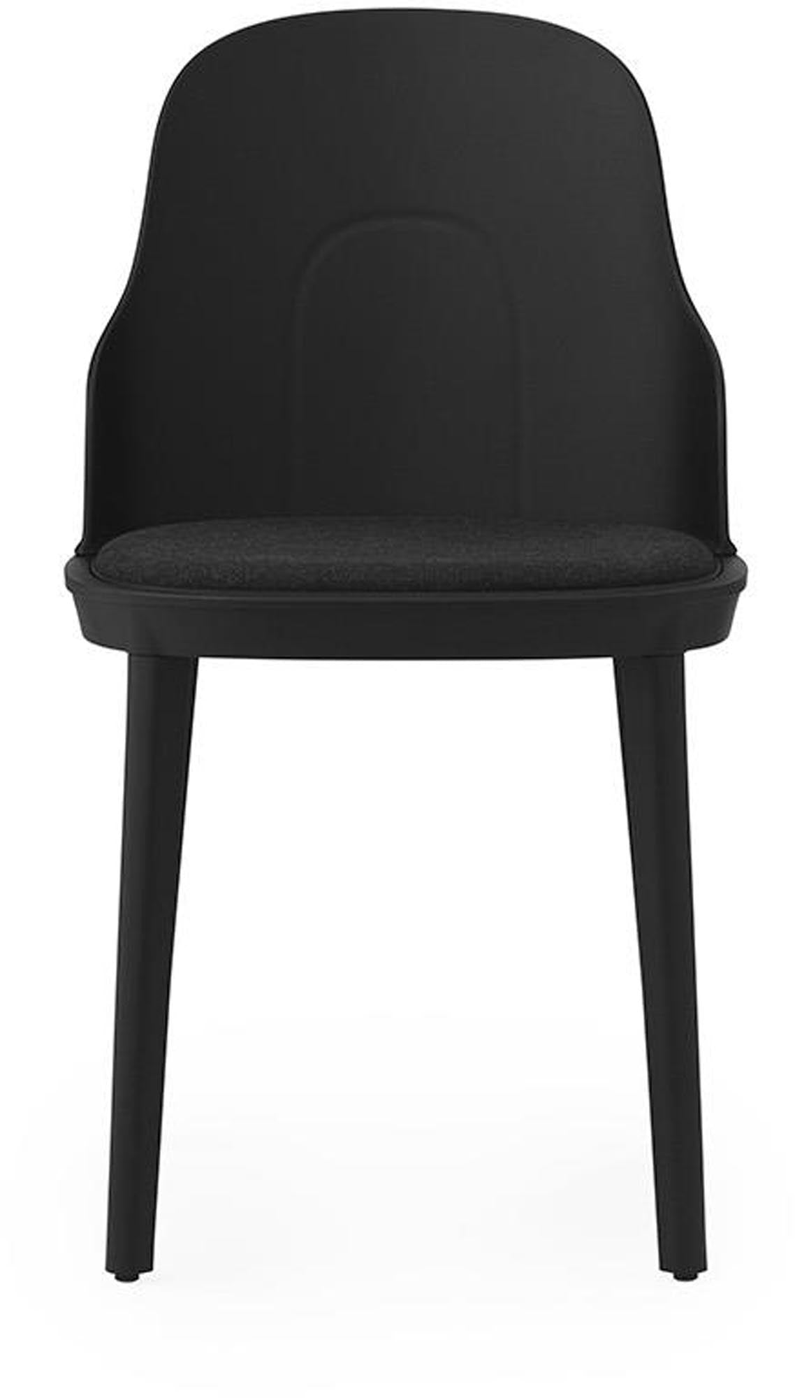 Allez Stuhl gepolstert Main Line Flax, schwarz/polypropylen in  präsentiert im Onlineshop von KAQTU Design AG. Stuhl ist von Normann Copenhagen