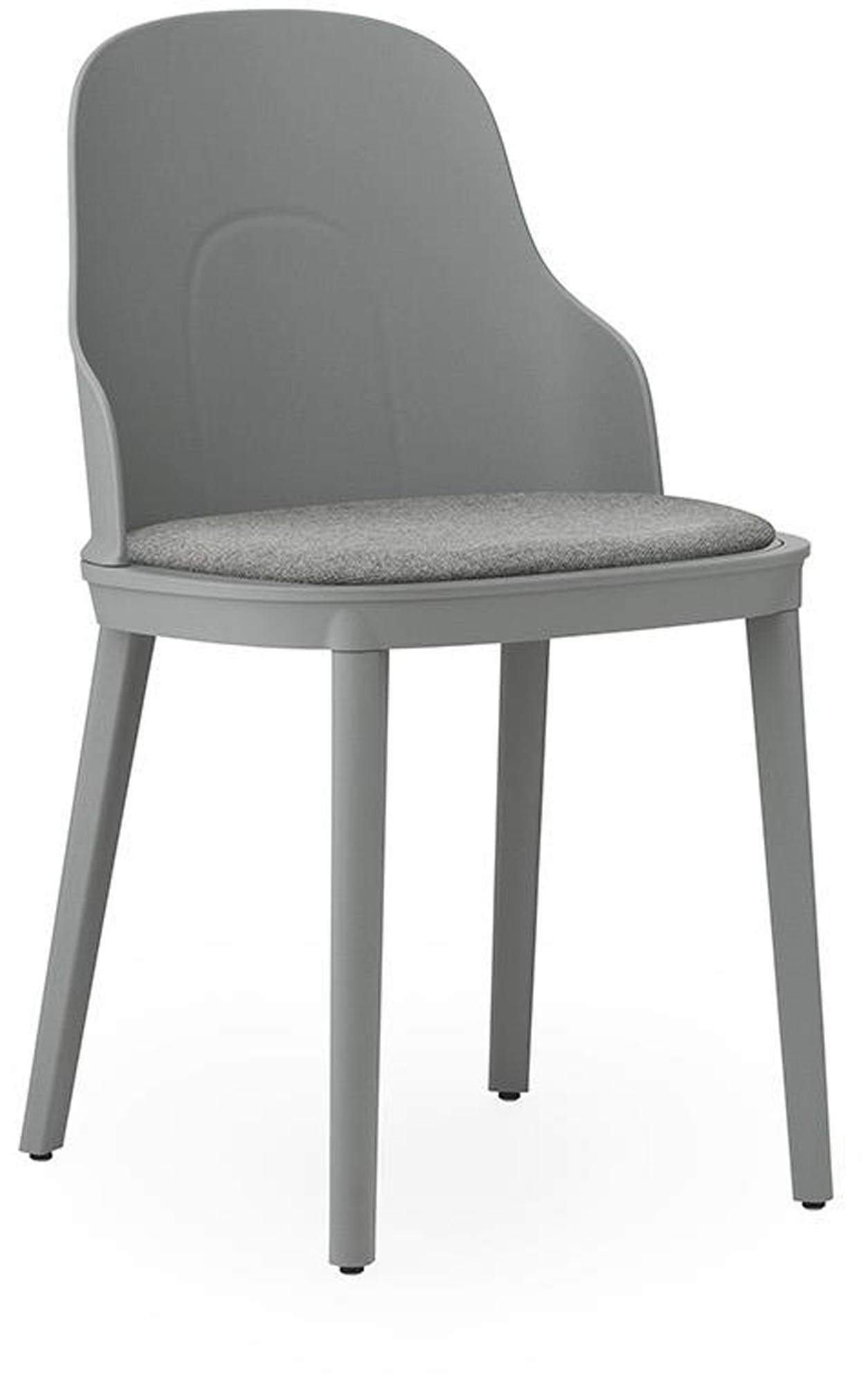 Allez Stuhl gepolstert Main Line Flax, grau/polypropylen in  präsentiert im Onlineshop von KAQTU Design AG. Stuhl ist von Normann Copenhagen