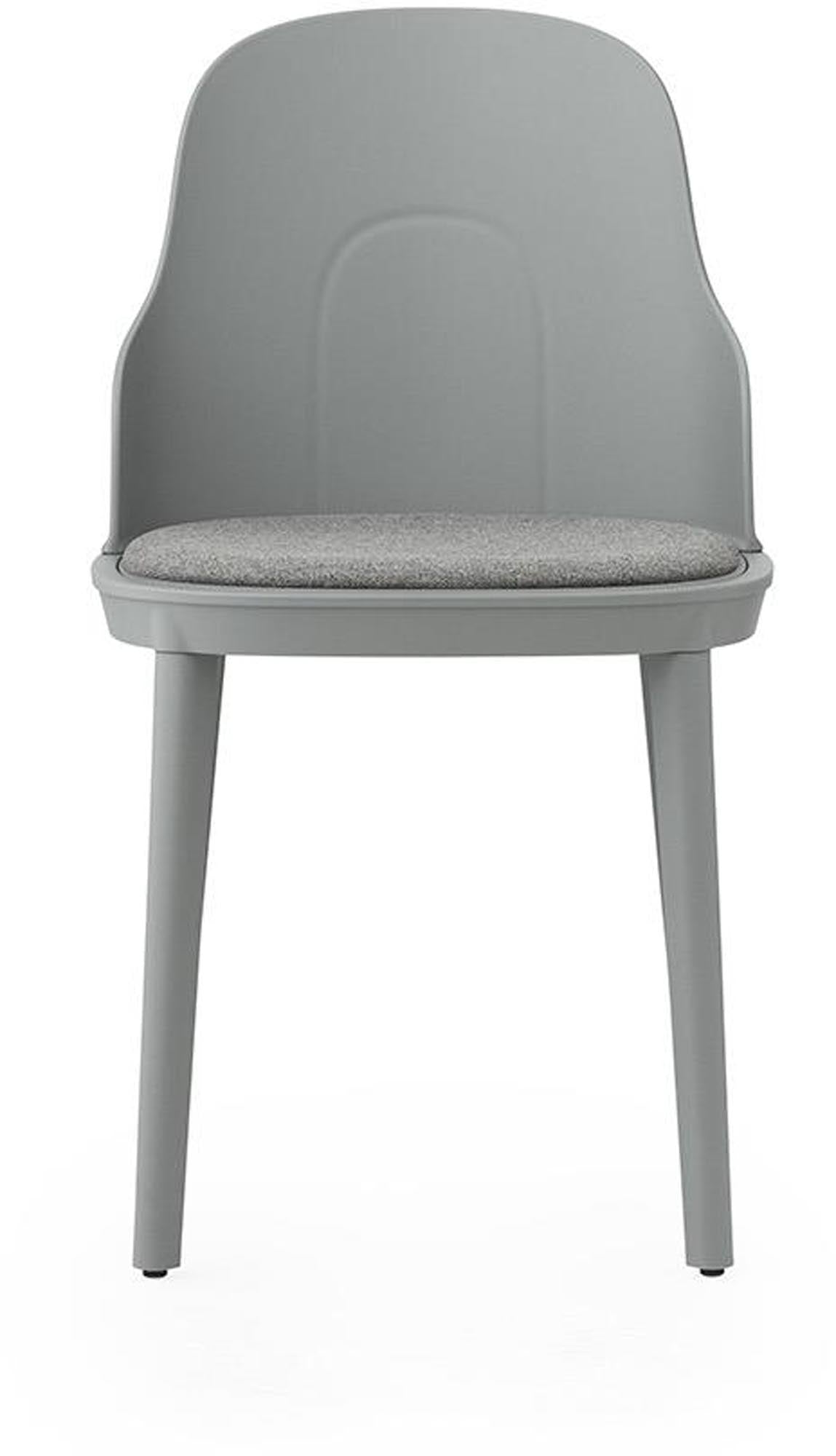 Allez Stuhl gepolstert Main Line Flax, grau/polypropylen in  präsentiert im Onlineshop von KAQTU Design AG. Stuhl ist von Normann Copenhagen
