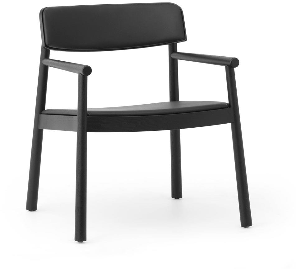 Timb Sessel in Schwarz präsentiert im Onlineshop von KAQTU Design AG. Sessel mit Armlehnen ist von Normann Copenhagen