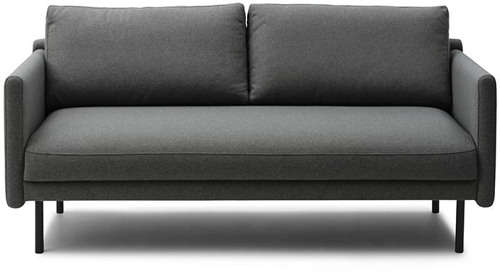 Rar Sofa in Dunkelgrau präsentiert im Onlineshop von KAQTU Design AG. 2er Sofa ist von Normann Copenhagen