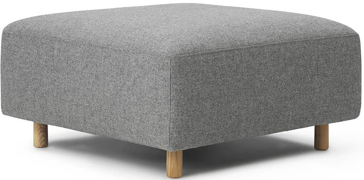 Redo Modular Sofa 700 Pouf in Grau / Natur präsentiert im Onlineshop von KAQTU Design AG. Pouf ist von Normann Copenhagen