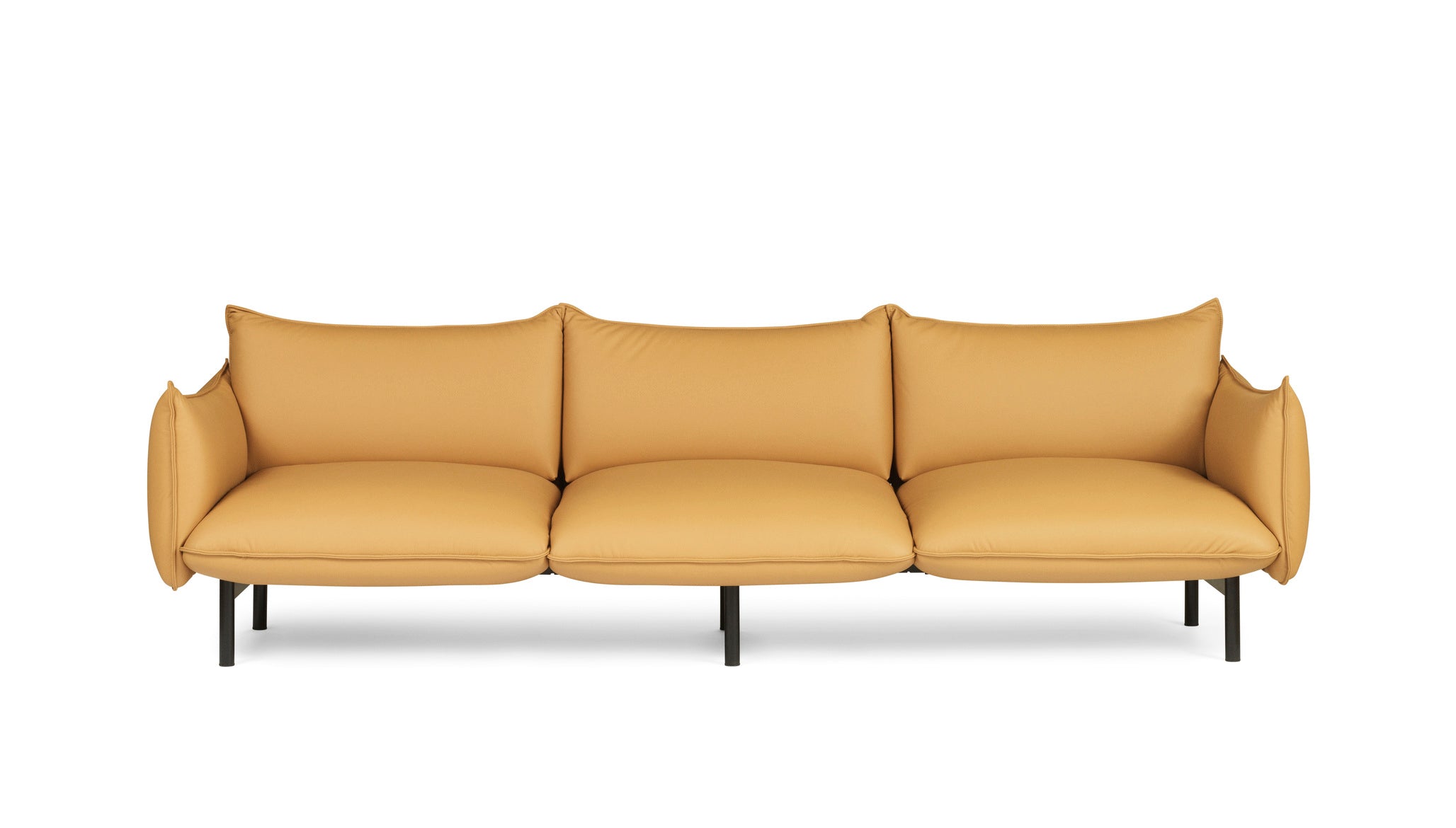 Ark 3er Sofa in Gelb / Schwarz präsentiert im Onlineshop von KAQTU Design AG. 3er Sofa ist von Normann Copenhagen