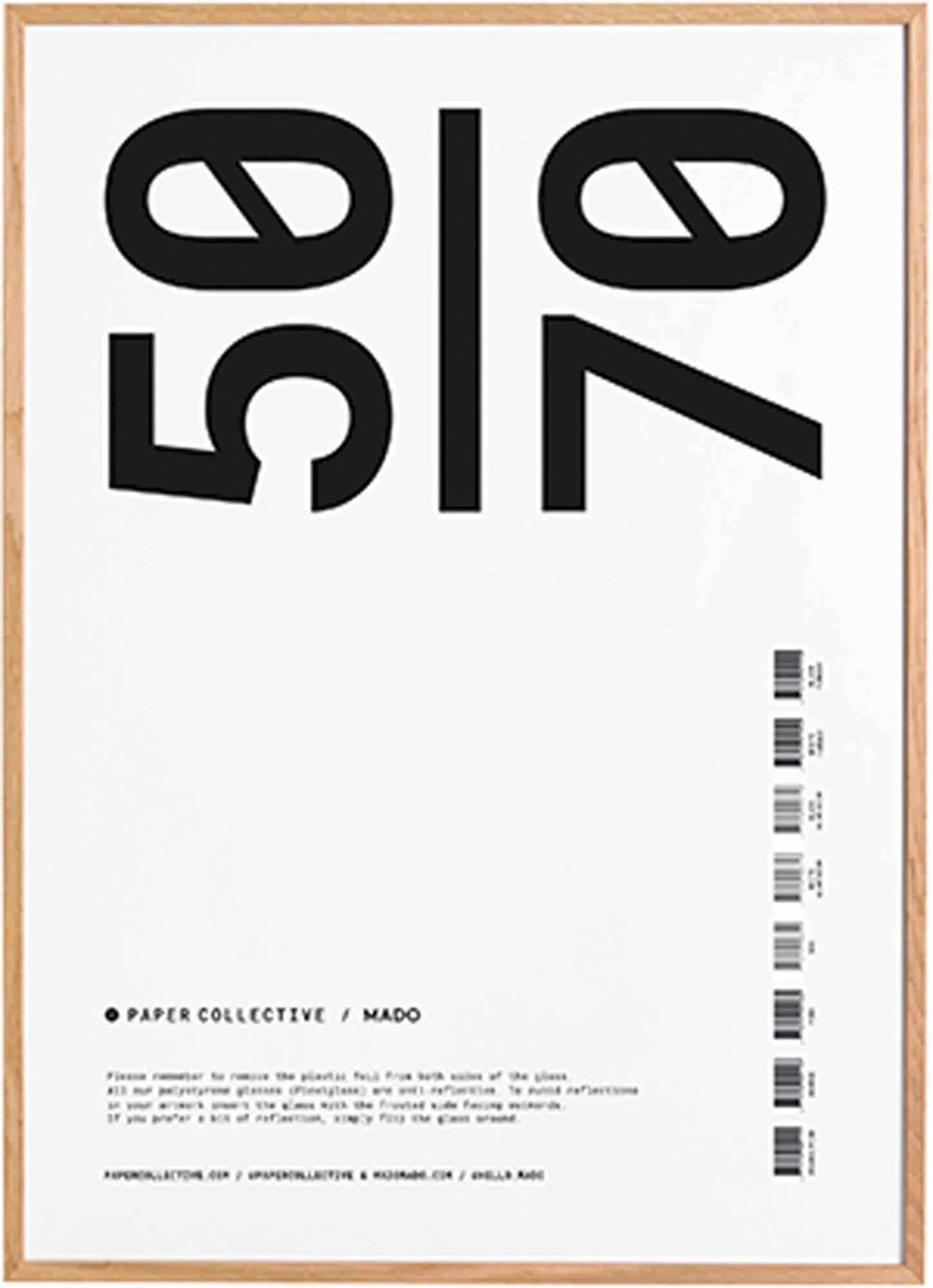 Eleganter Kunstdruck im Rahmen von Paper Collective für zeitlose Räume.