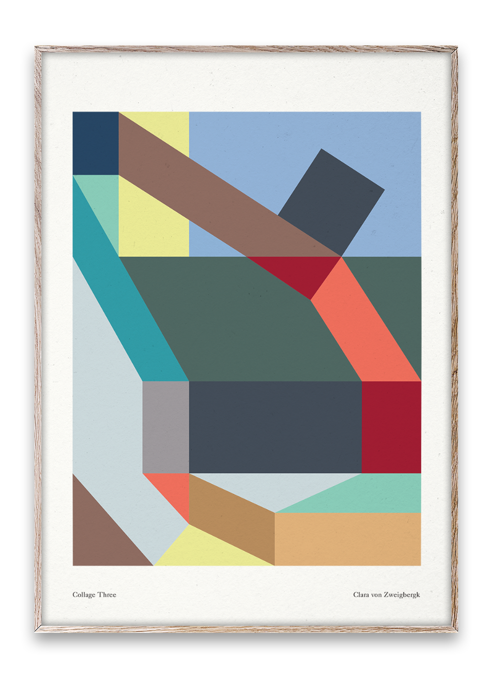 Collage Three  in Multicolor präsentiert im Onlineshop von KAQTU Design AG. Bild ist von Paper Collective