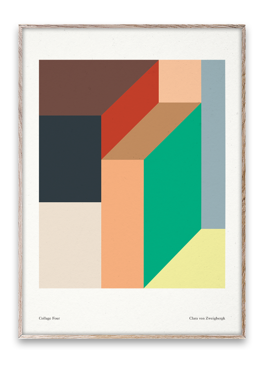Collage Four  in Multicolor präsentiert im Onlineshop von KAQTU Design AG. Bild ist von Paper Collective