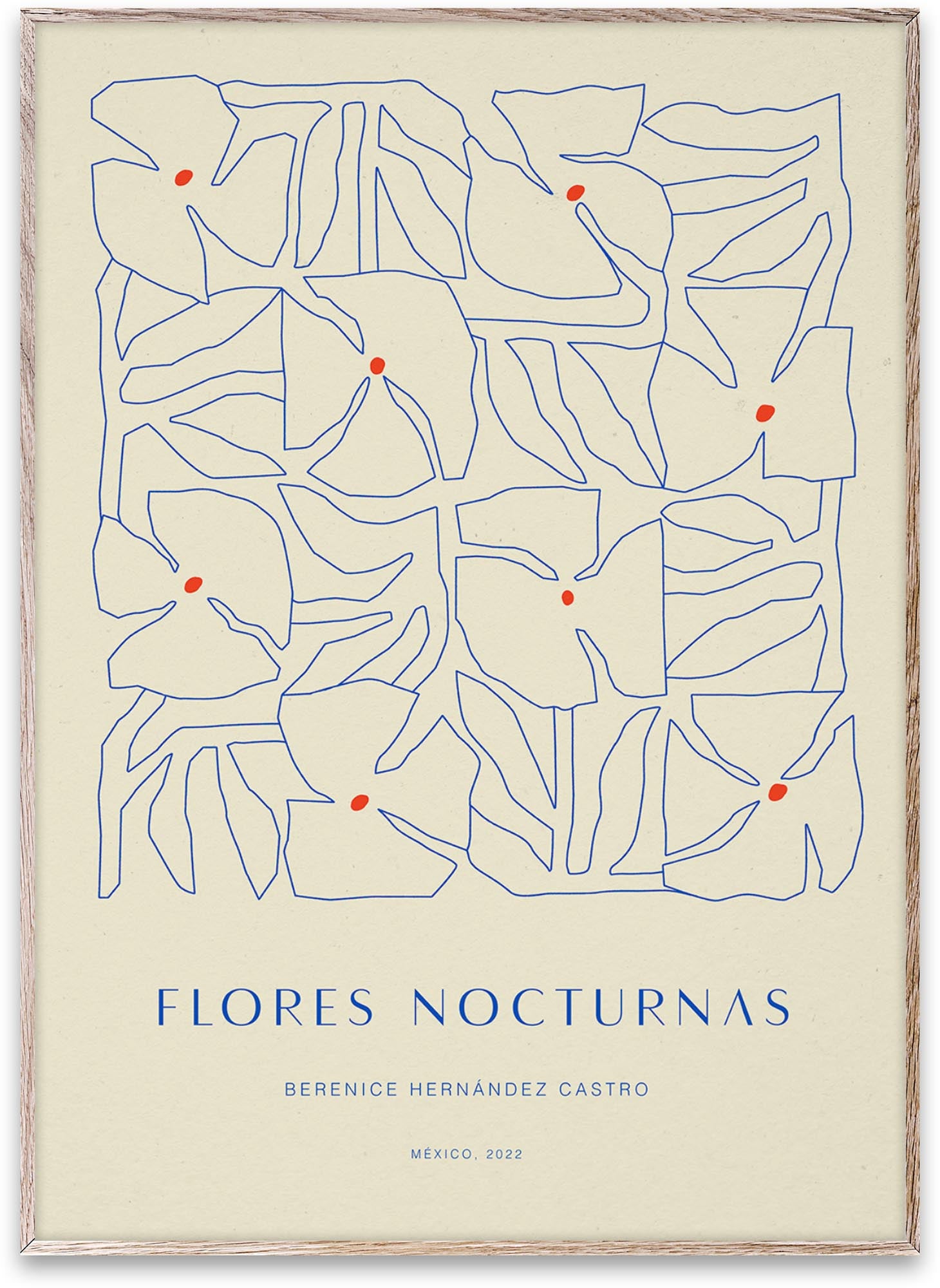 Flores Nocturnas 01  Kunstdruck