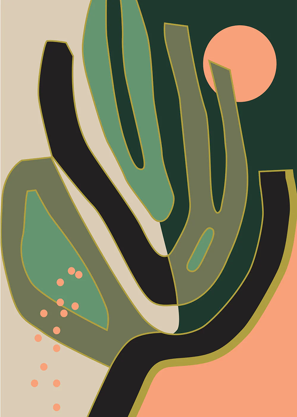 Selva  in Multicolor präsentiert im Onlineshop von KAQTU Design AG. Bild ist von Paper Collective