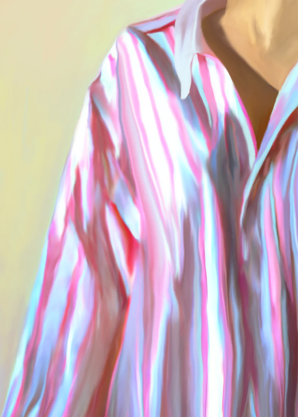 Dad Shirt  in Pink / Weiss präsentiert im Onlineshop von KAQTU Design AG. Bild ist von Paper Collective