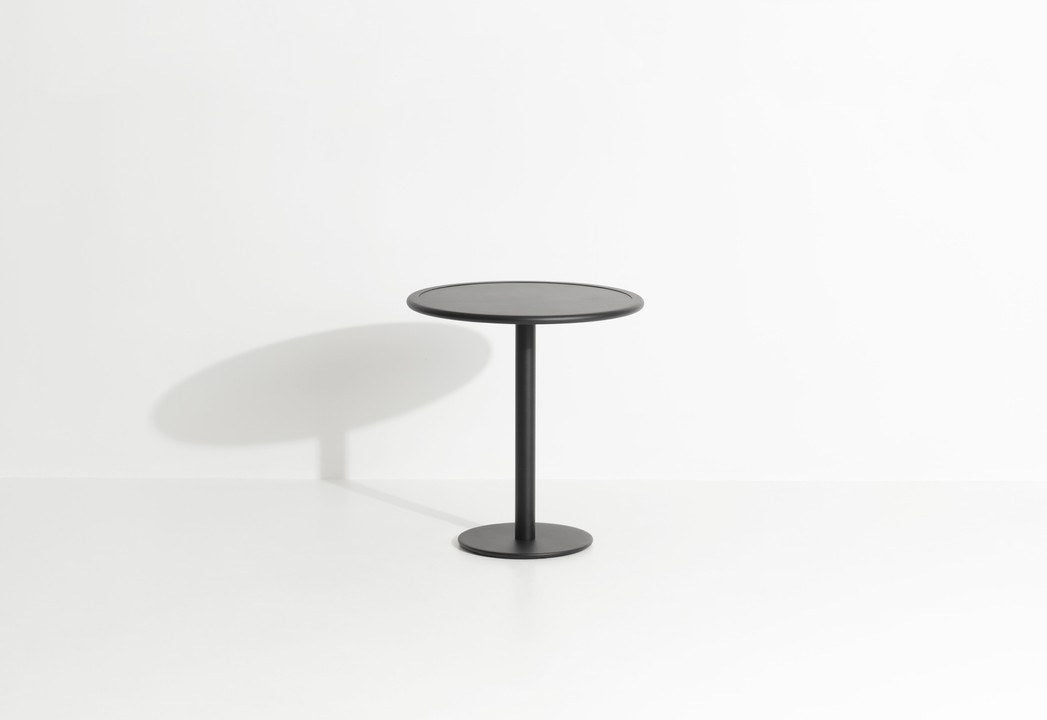 Week-End Dining Table rund in Black präsentiert im Onlineshop von KAQTU Design AG. Gartentisch ist von Petite Friture