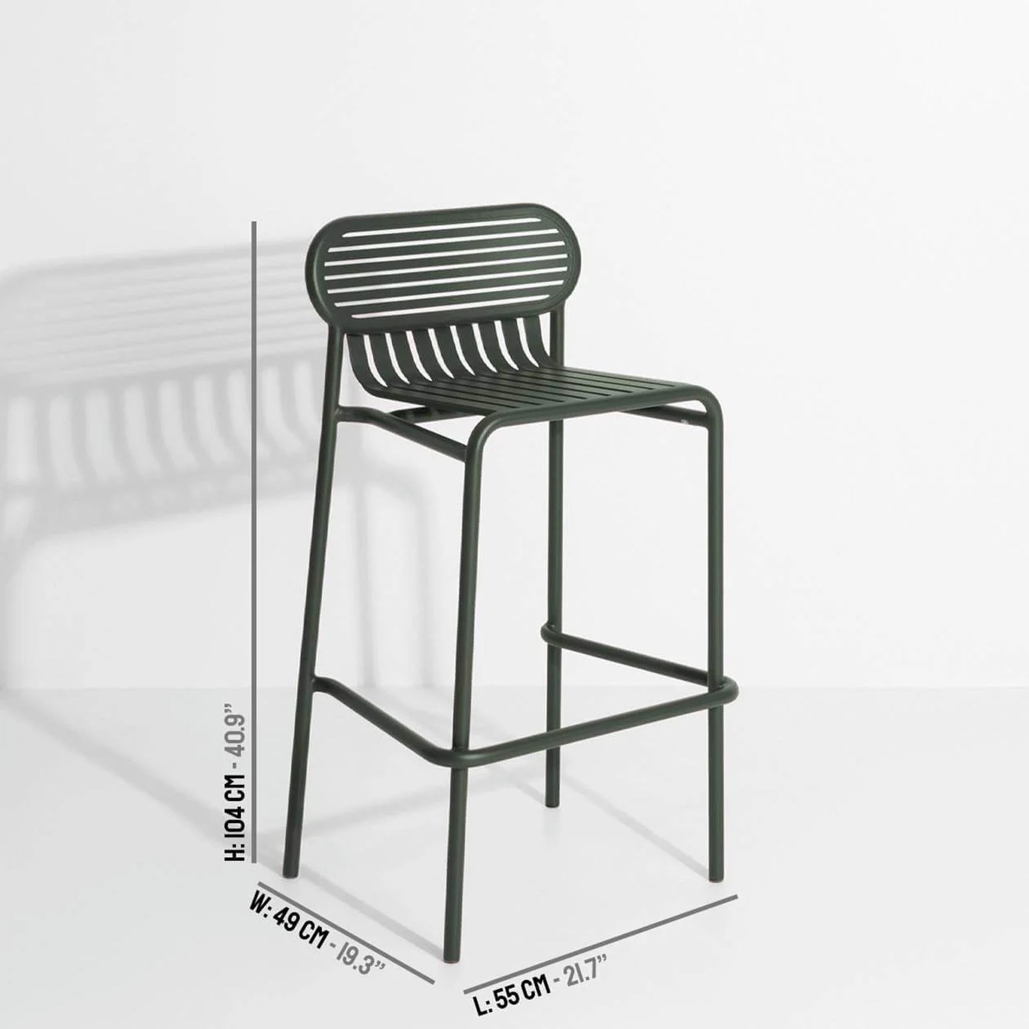 Stilvoller Week-End Barhocker von Petite Friture für den Außenbereich.