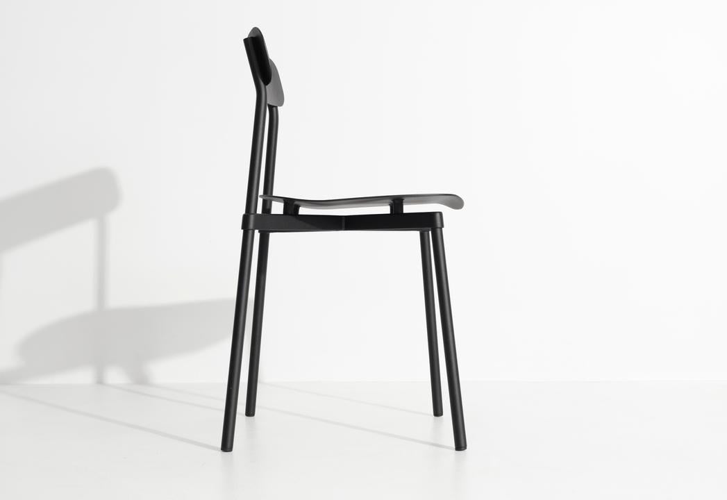 Fromme Stuhl in Black präsentiert im Onlineshop von KAQTU Design AG. Gartenstuhl ist von Petite Friture