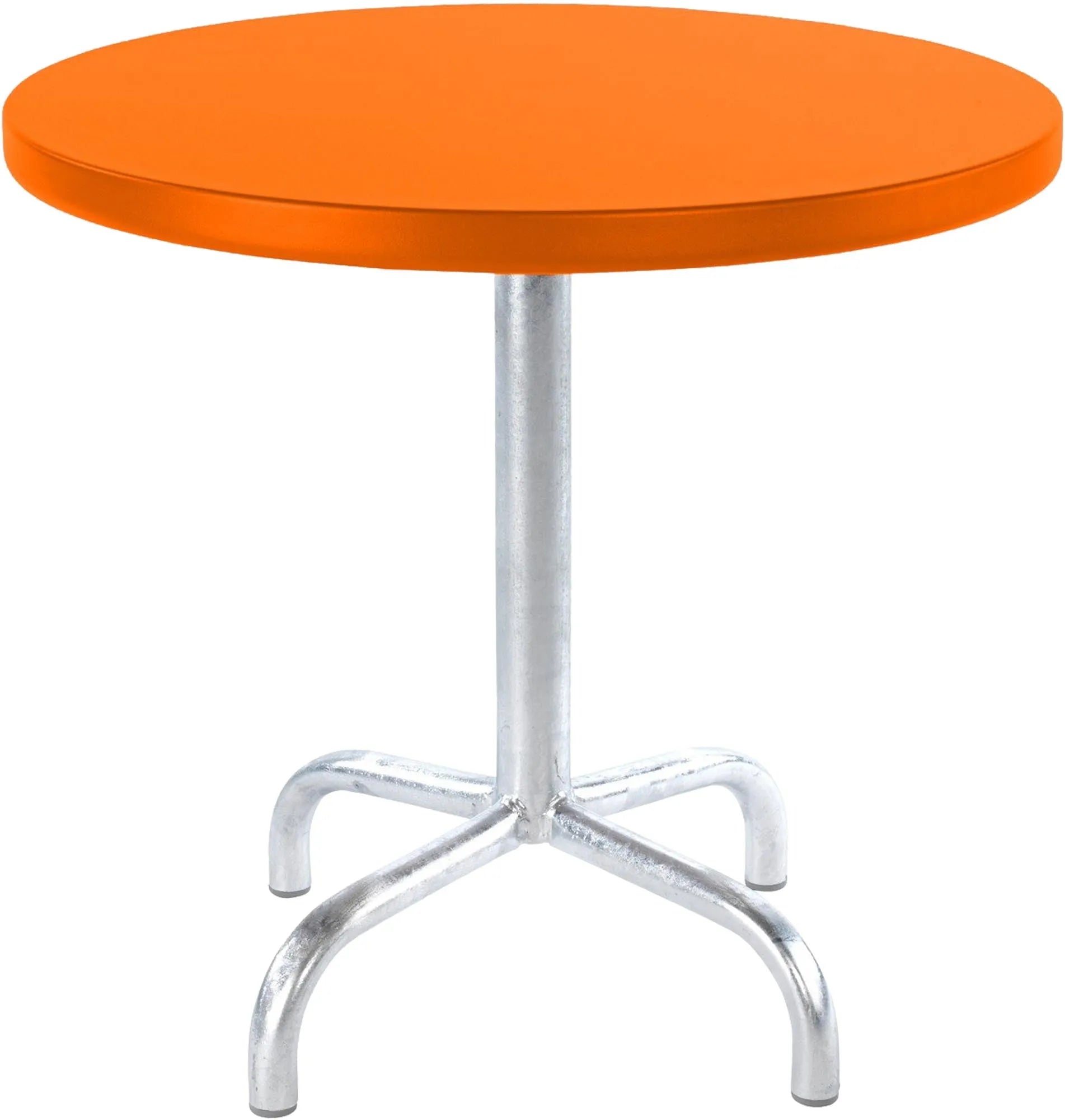 Runder Beistelltisch "Säntis" von Schaffner: Leichtes Design, robust, wetterfest, klappbar, ideal für Garten und Balkon.