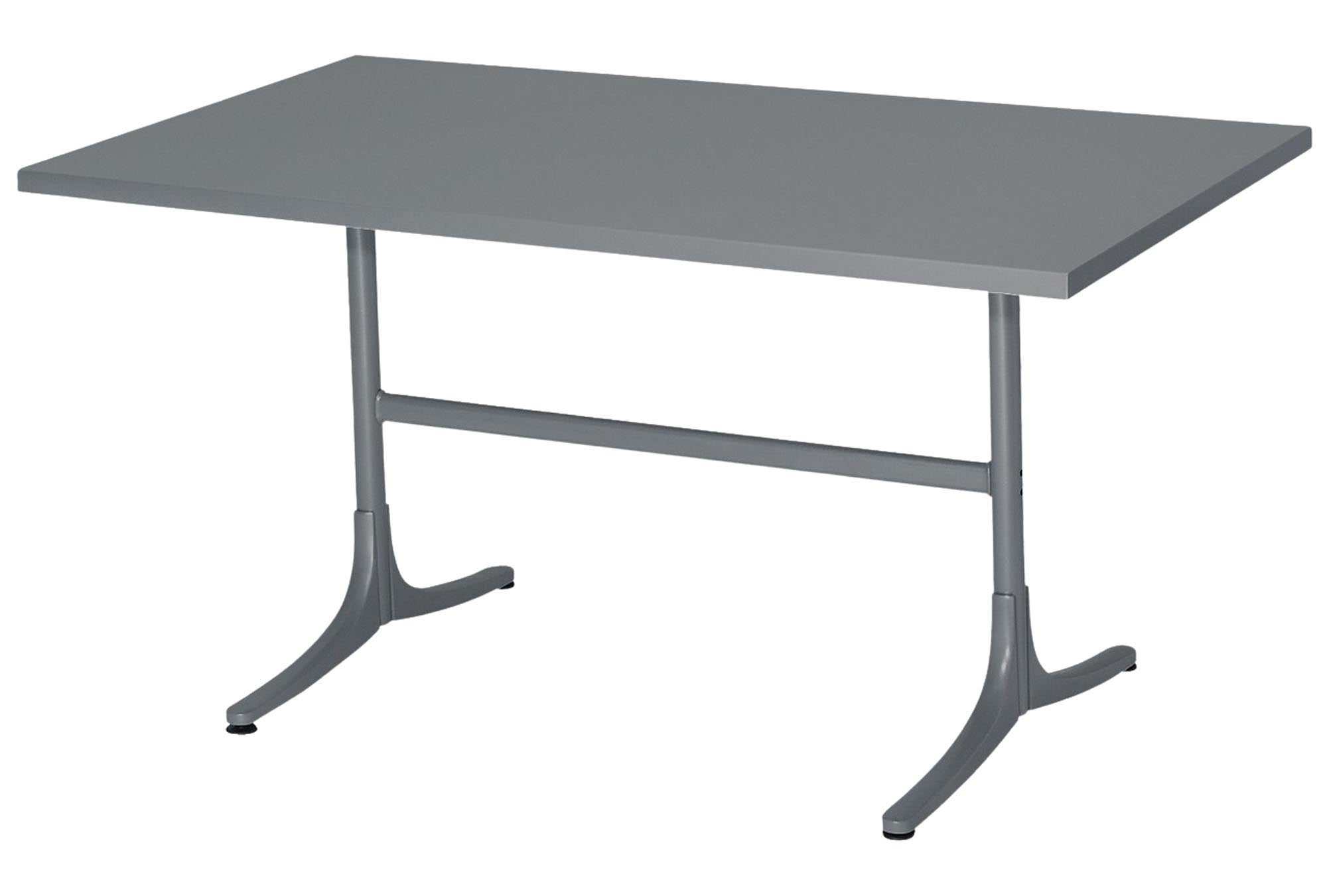 Robuster Metalltisch Arbon 100x65 von Schaffner für Garten.
