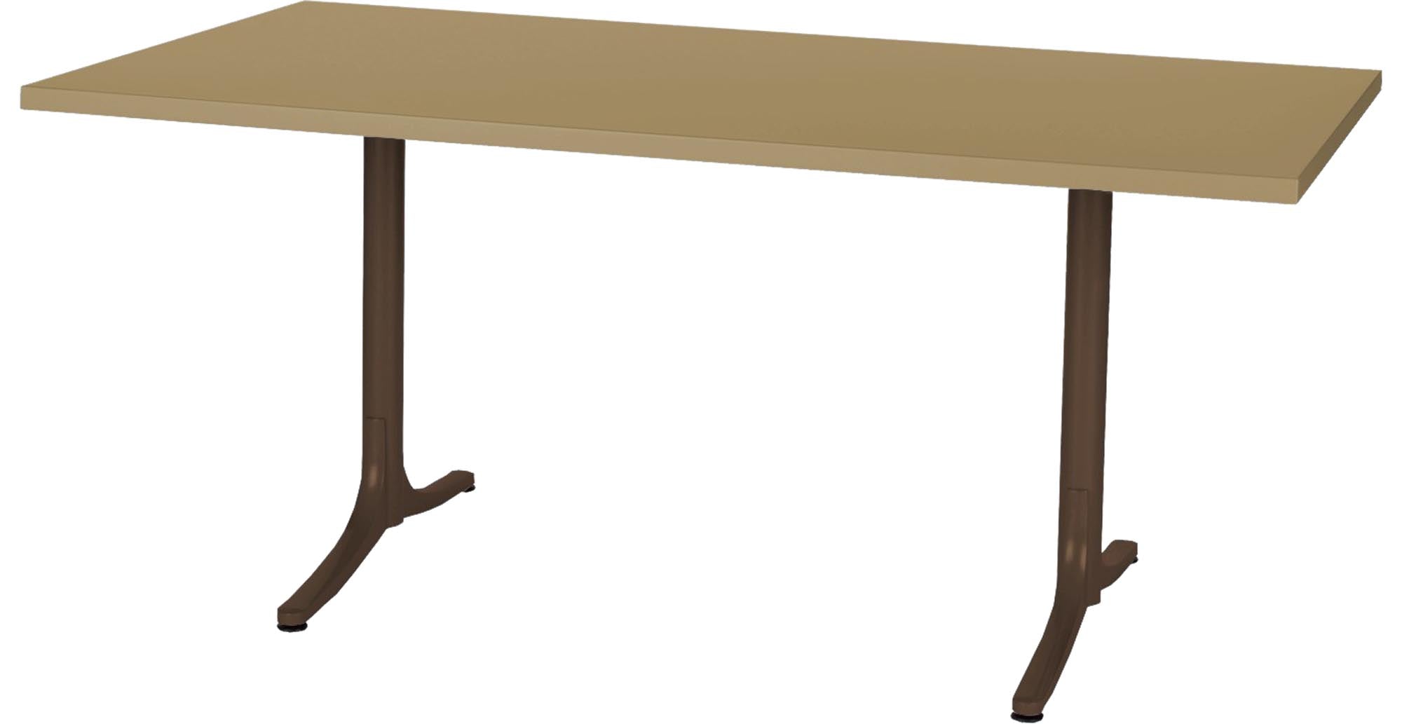 Robuster Schaffner Metalltisch Arbon 165x90 für Outdoor-Bereiche.
