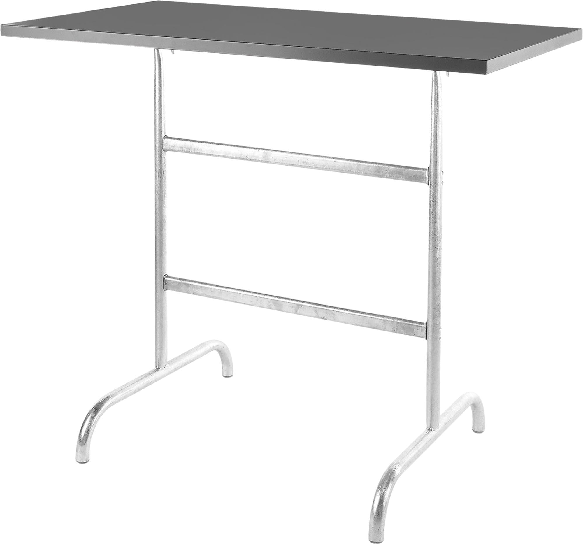 Säntis Metall-Stehtisch Outdoor 130x70 /110 klappbar in Graphit präsentiert im Onlineshop von KAQTU Design AG. Hochtisch Outdoor ist von Schaffner