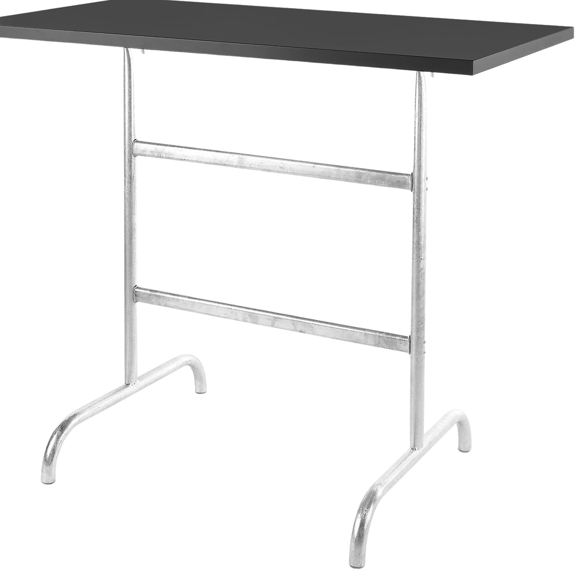 Säntis Metall-Stehtisch Outdoor 130x70 /110 klappbar in Anthrazit präsentiert im Onlineshop von KAQTU Design AG. Hochtisch Outdoor ist von Schaffner