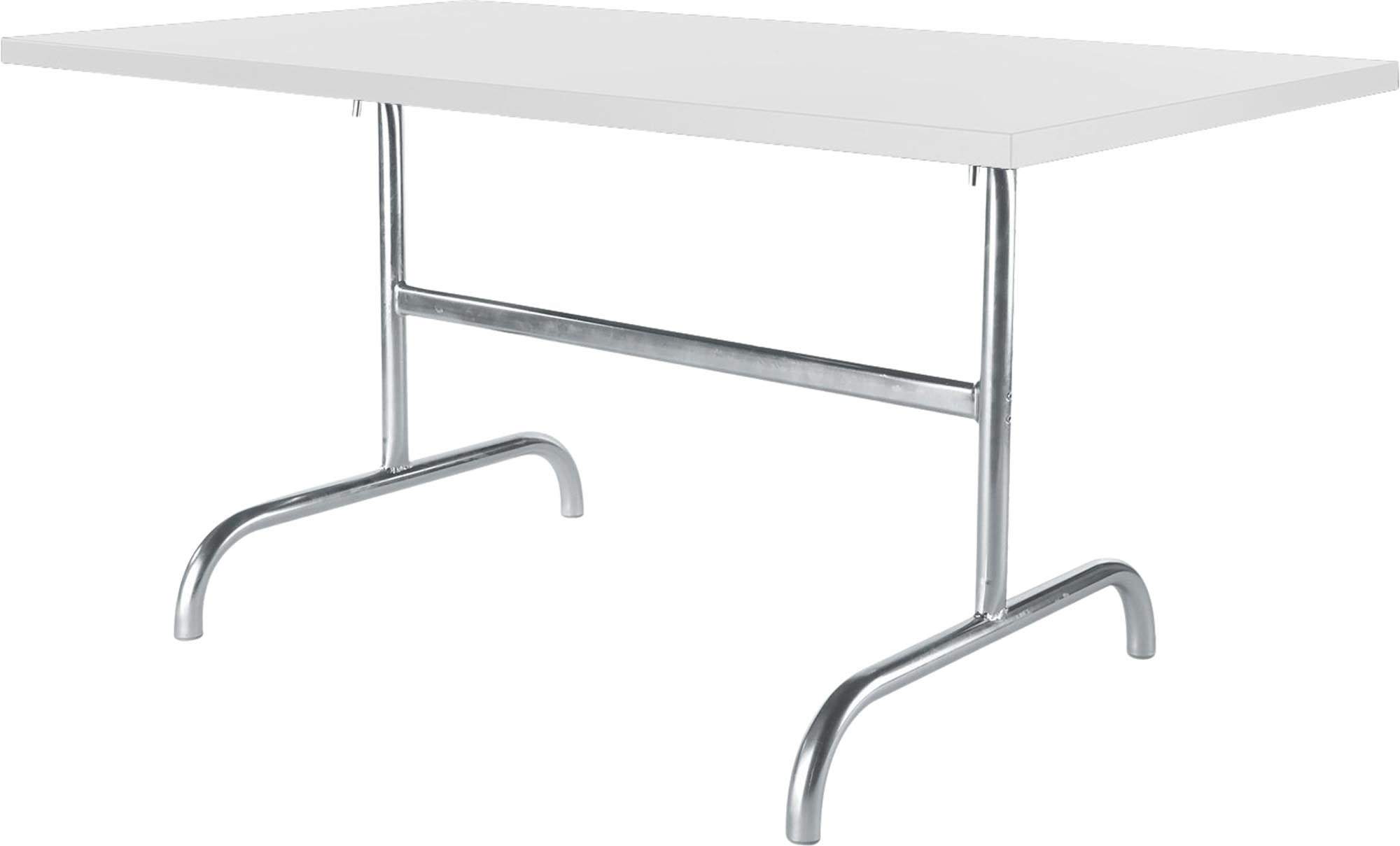 Eleganter, klappbarer Säntis Metall-Gartentisch 165x90 cm, wetterfest, robust und platzsparend – perfekt für Garten, Terrasse und Outdoor-Events. Schweizer Handwerkskunst.