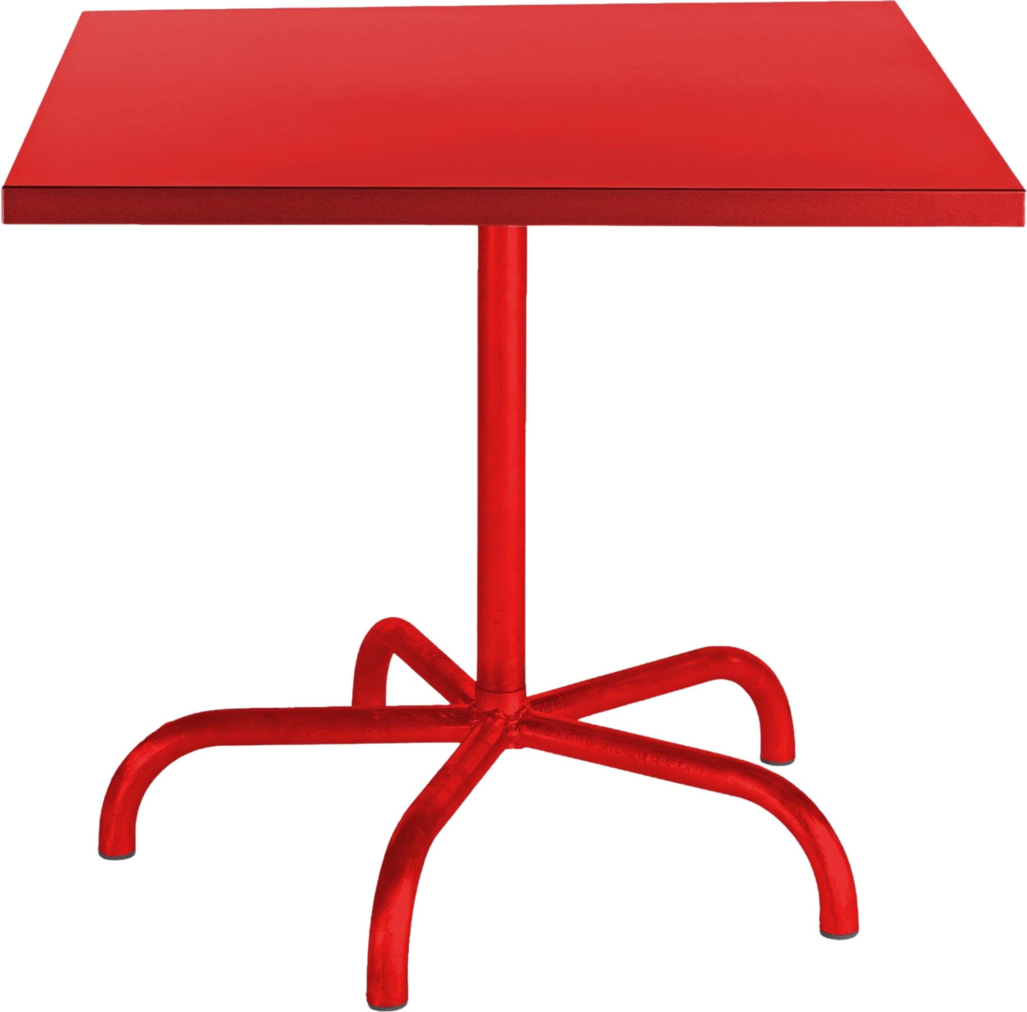 Säntis Metall-Gartentisch 80x80 klappbar in Rot präsentiert im Onlineshop von KAQTU Design AG. Gartentisch ist von Schaffner