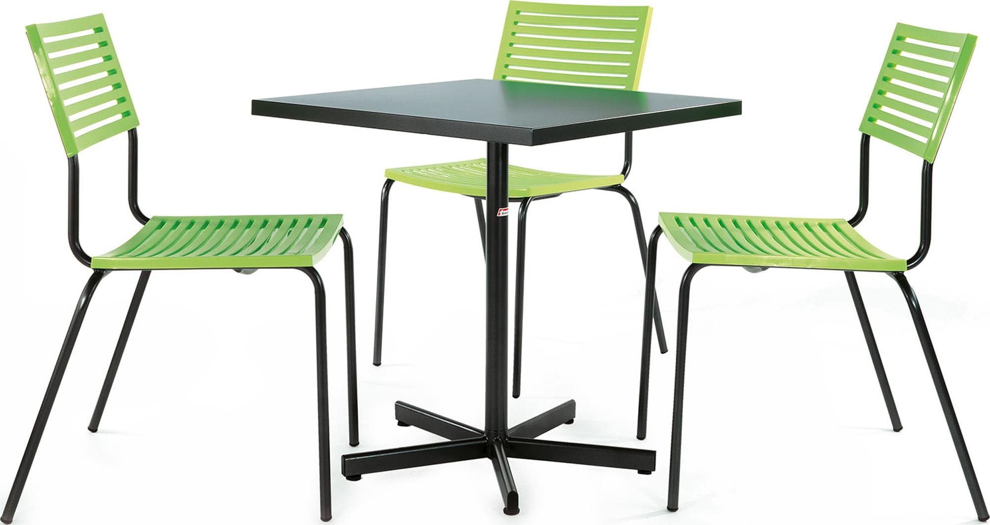 Robuster Metalltisch Säntis Basic von Schaffner – ideal für stilvolle Garten- und Terrassengestaltung.