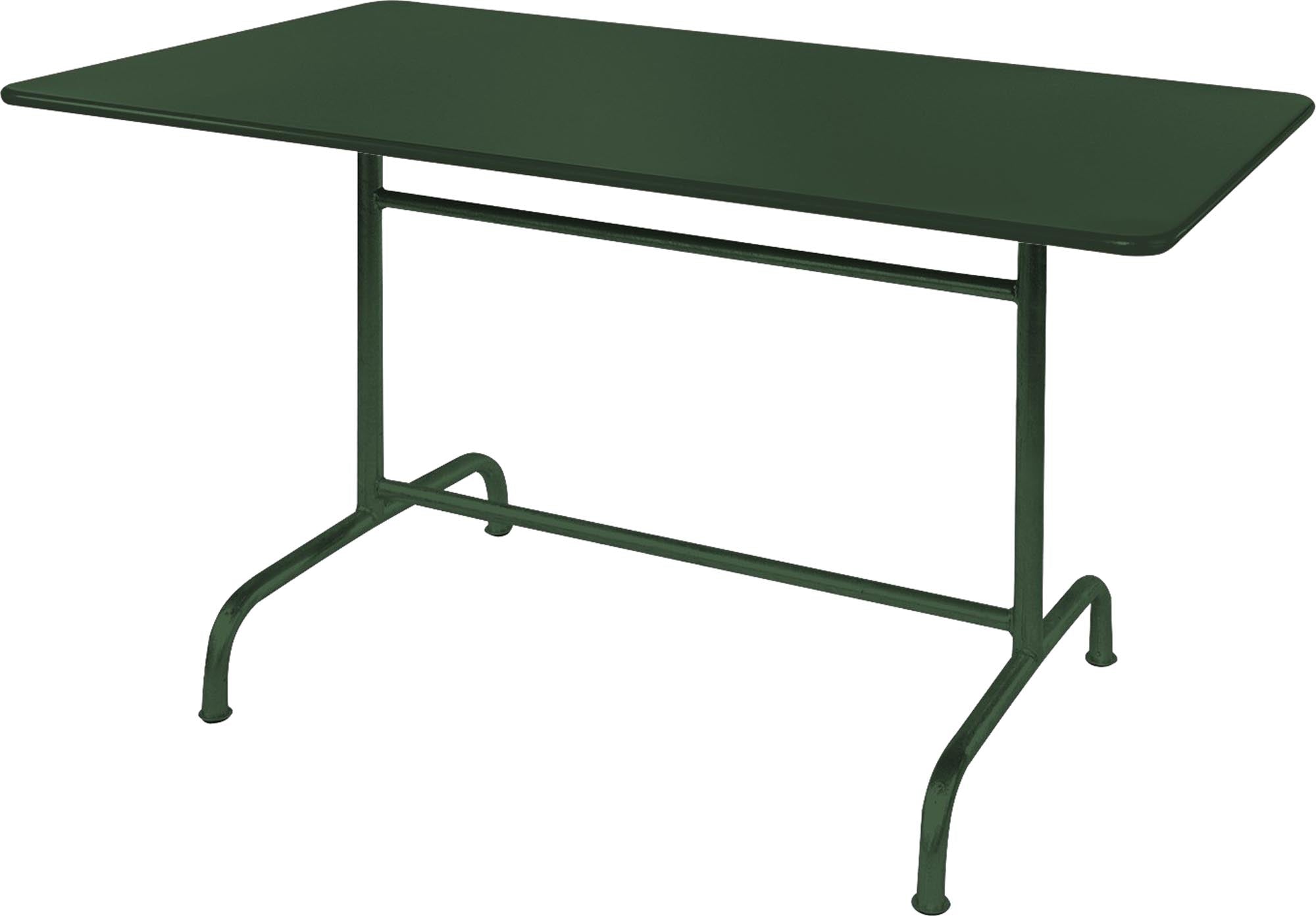 Rigi Metall-Gartentisch 180x90 klappbar in Tannengrün präsentiert im Onlineshop von KAQTU Design AG. Gartentisch ist von Schaffner