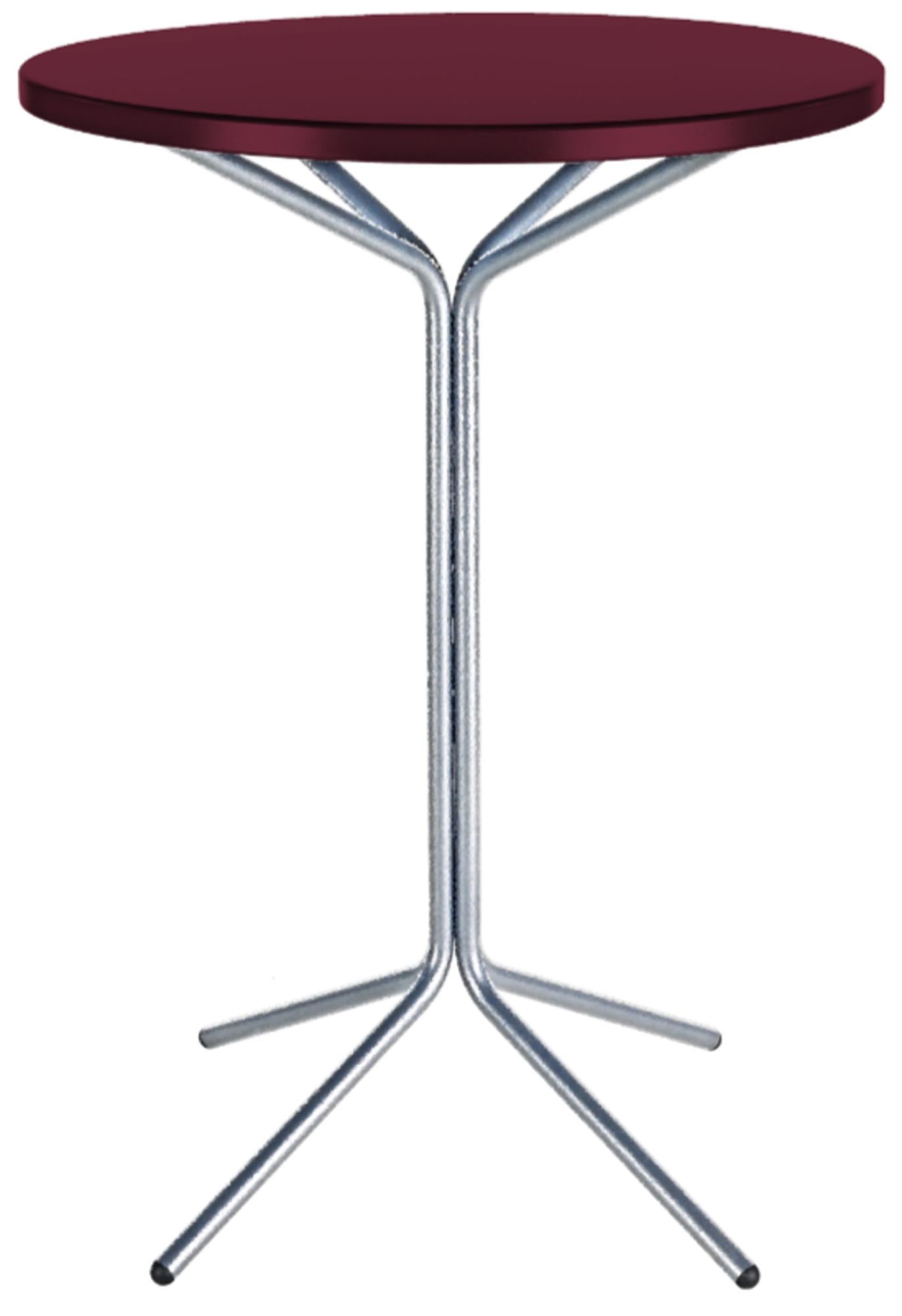 PIX Metall-Stehtisch Outdoor ø80 / 110 in Bordeaux / Feuerverzinkt präsentiert im Onlineshop von KAQTU Design AG. Hochtisch Outdoor ist von Schaffner