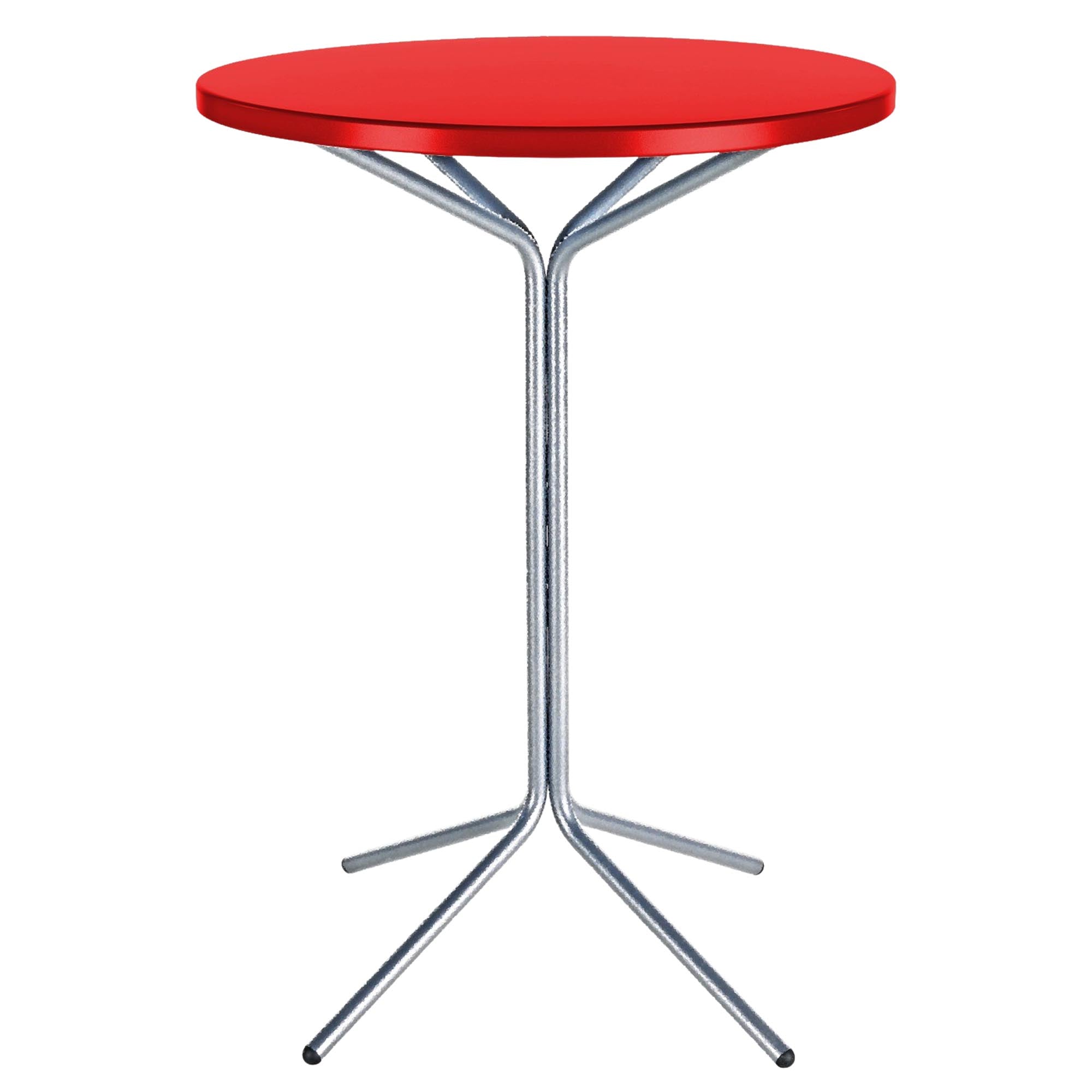 PIX Metall-Stehtisch Outdoor ø80 / 110 in Rot / Feuerverzinkt präsentiert im Onlineshop von KAQTU Design AG. Hochtisch Outdoor ist von Schaffner