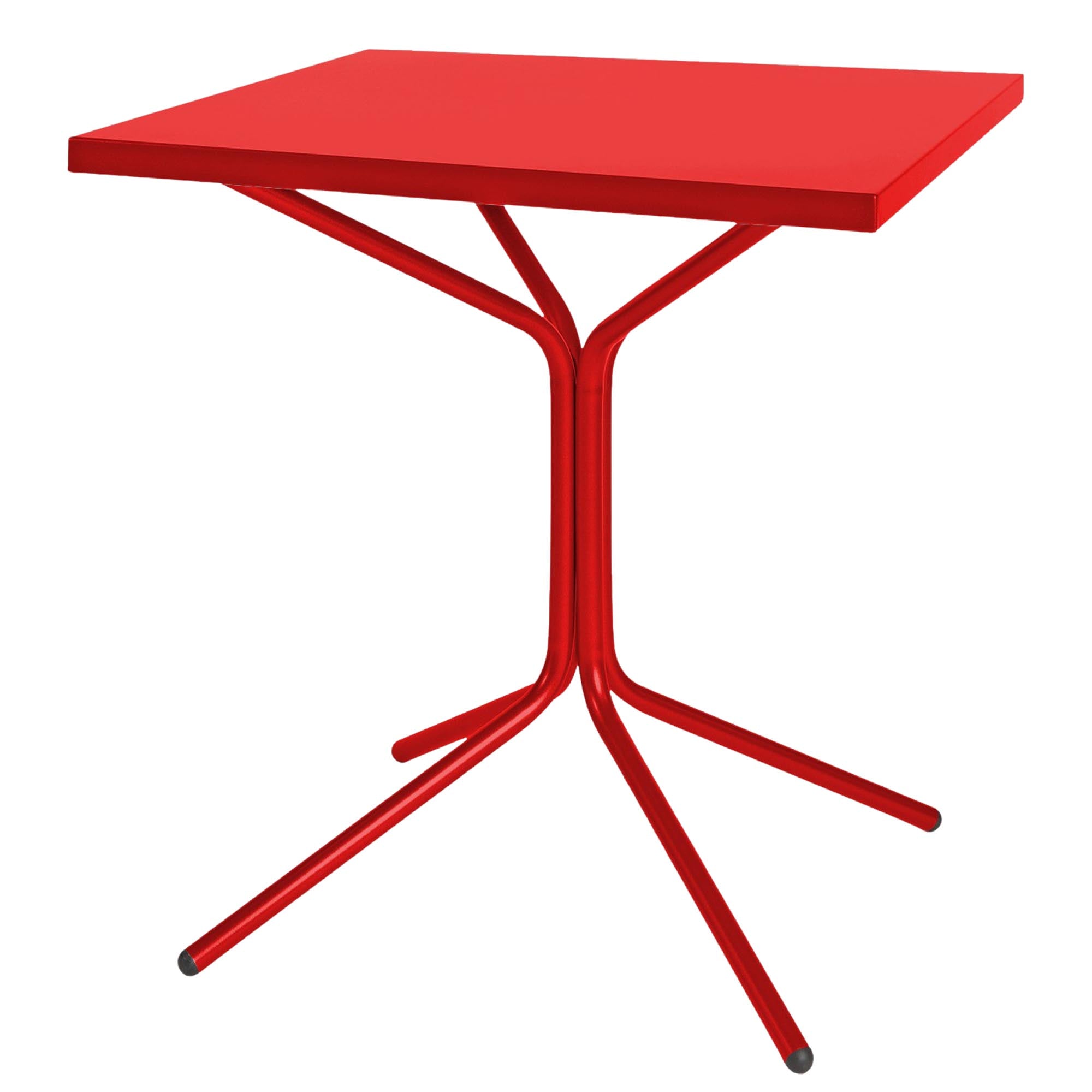 PIX Metall-Gartentisch 70x70 / 72 in Rot präsentiert im Onlineshop von KAQTU Design AG. Gartentisch ist von Schaffner