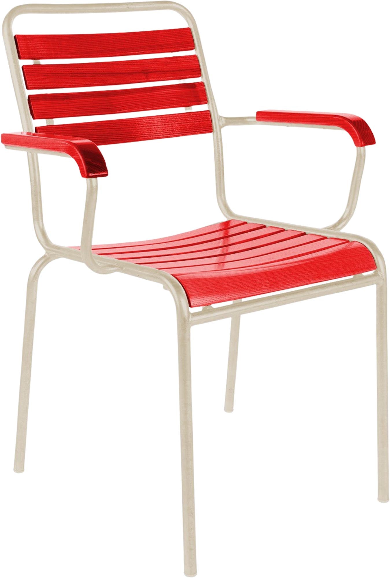 Hochwertiger Schaffner Rigi Gartenstuhl aus Eschenholz mit Armlehnen, wetterfest, langlebig, nachhaltiges Design – ideal für Garten, Terrasse und Outdoor.