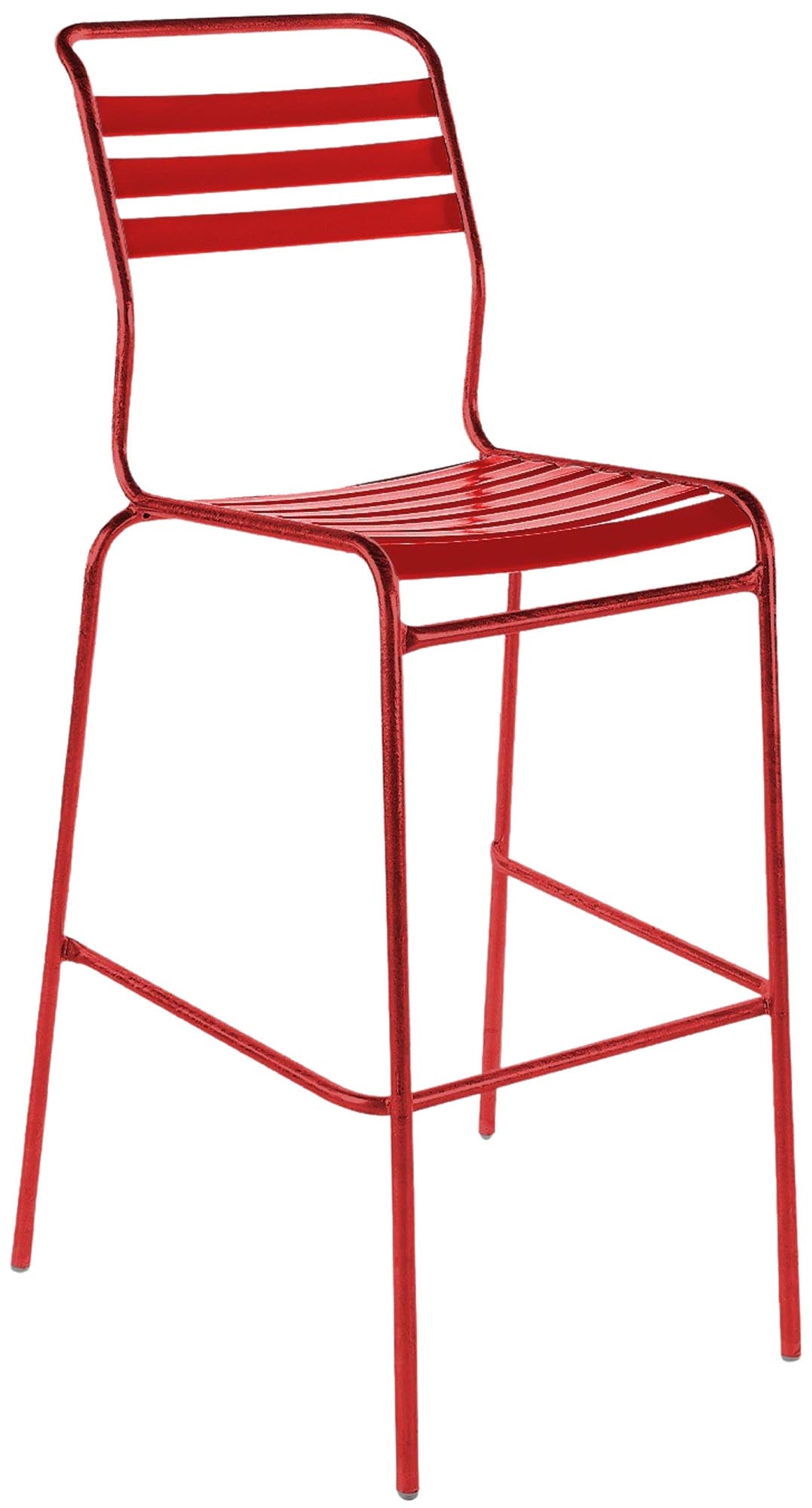 Hochwertiger Säntis Lättli-Barstuhl Outdoor ohne Armlehne, wetterfest, langlebig, umweltfreundlich, Schweizer Qualität, perfekt für Balkon, Garten und Terrasse.