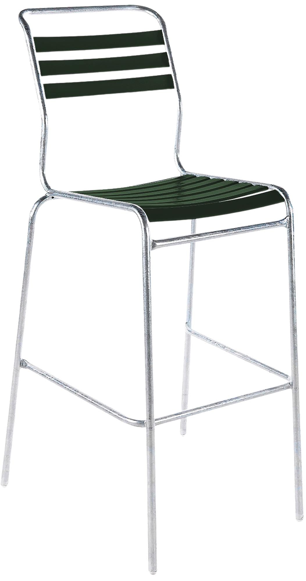Hochwertiger Säntis Lättli-Barstuhl Outdoor ohne Armlehne, wetterfest, langlebig, umweltfreundlich, in verschiedenen Farben, perfekt für Garten, Terrasse und Balkon.