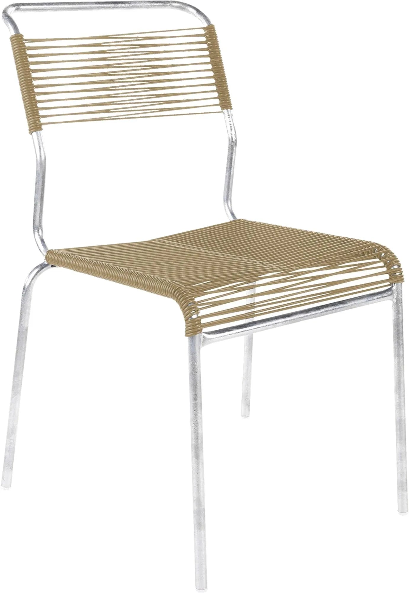 Eleganter Säntis Stuhl Spaghetti, perfekt für Garten und Terrasse.