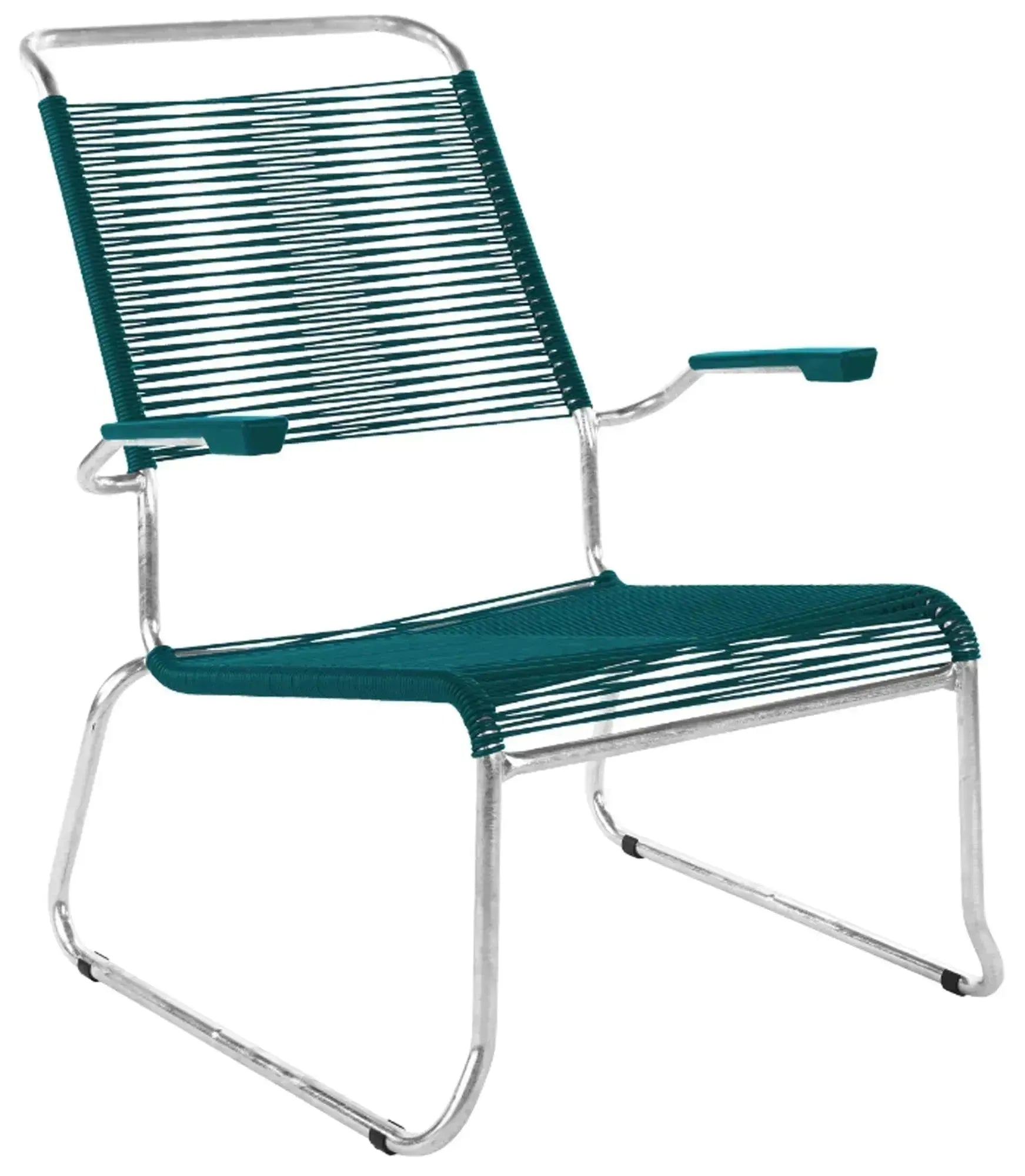 Eleganter Säntis Kufenstuhl: Perfekter Outdoor-Komfort von Schaffner.