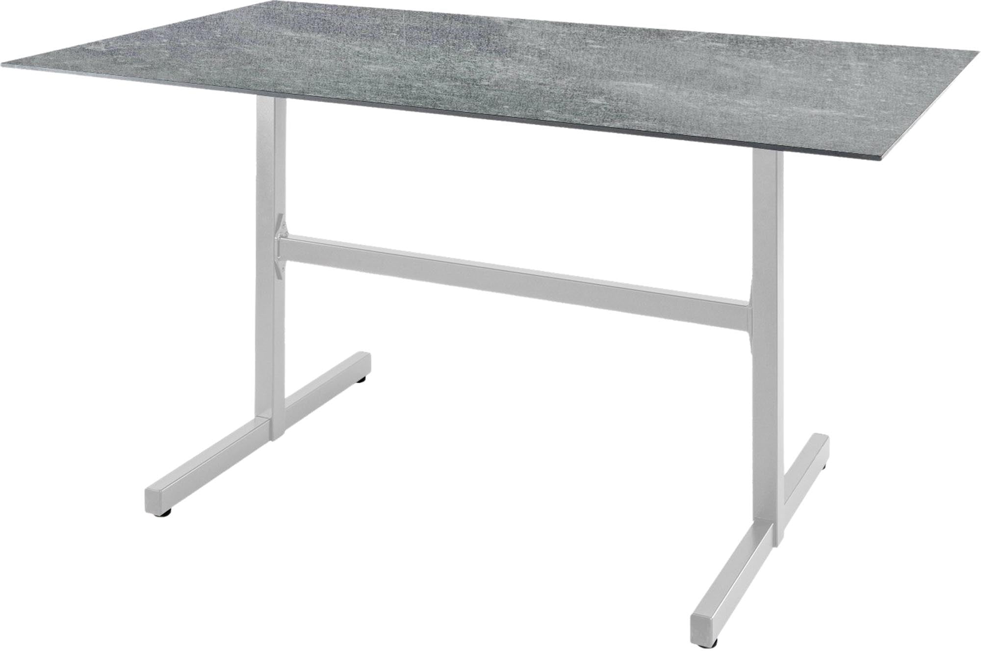 Eleganter Fiberglastisch Basel 140x80 von Schaffner für Outdoor-Genuss.