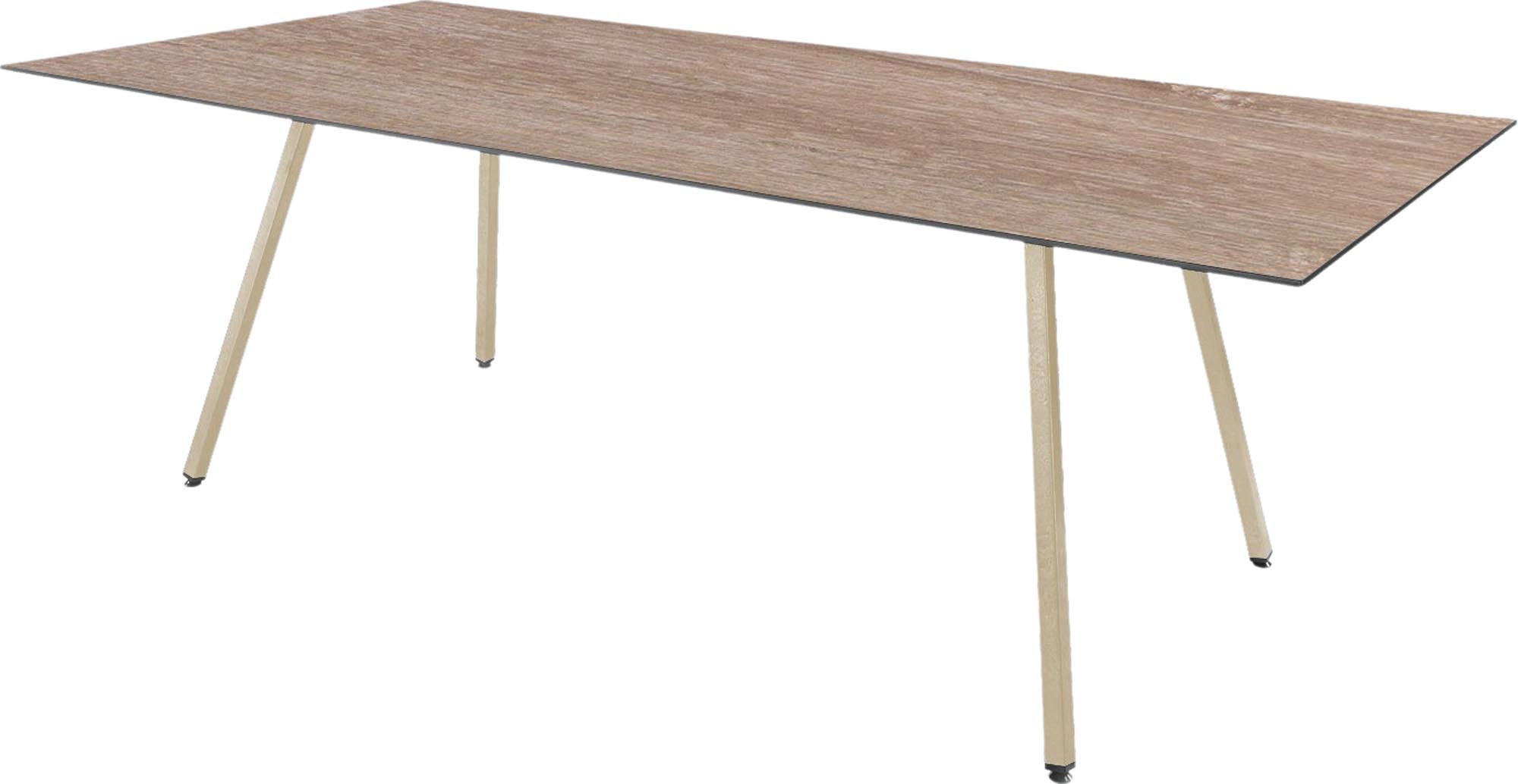 Eleganter Fiberglastisch Chur von Schaffner: Leicht, wetterfest und pflegeleicht – ideal für stilvolle Gartenmomente.