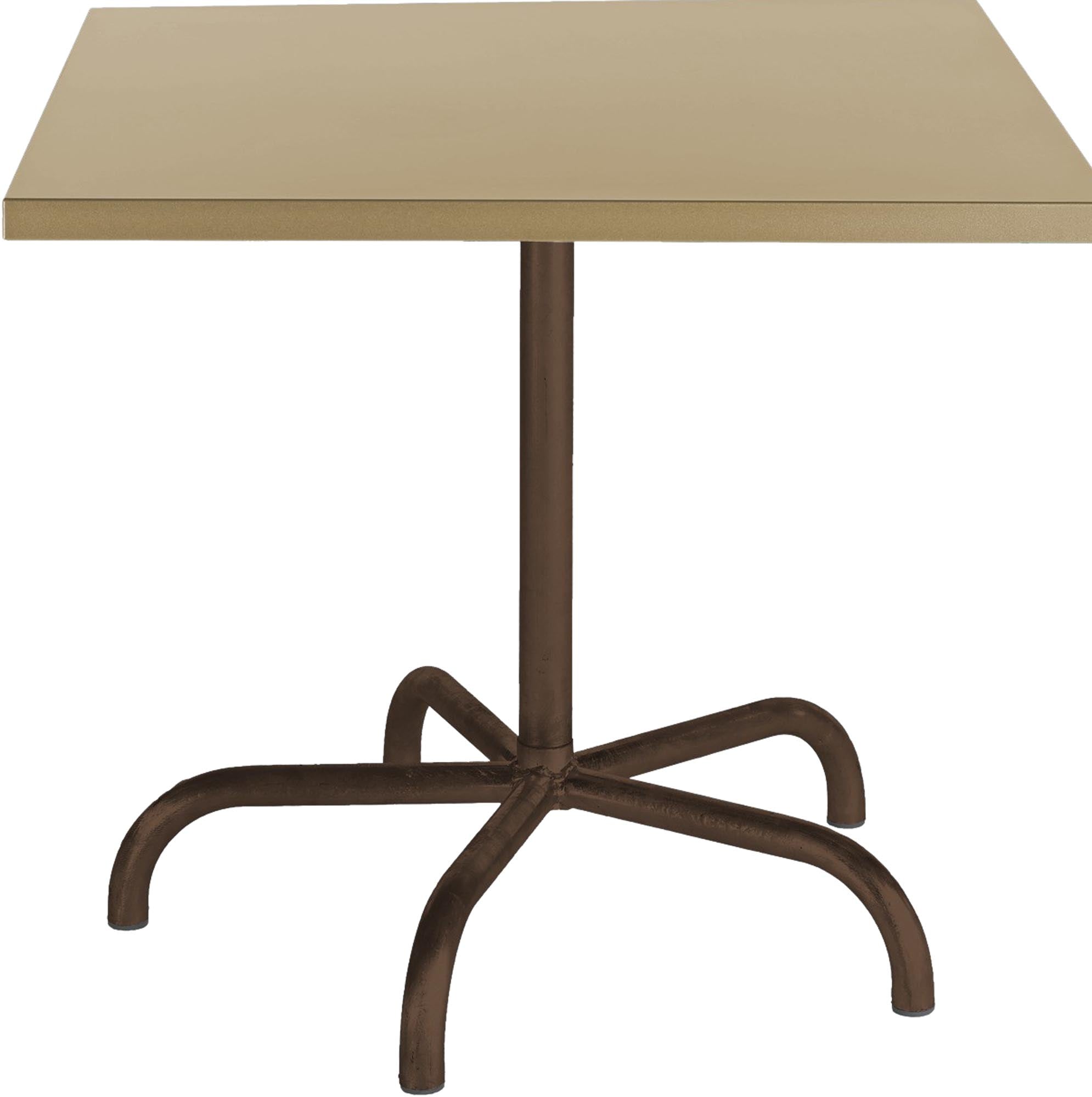 Robuster Tisch Säntis 90x90 von Schaffner für vielseitige Außenbereiche.