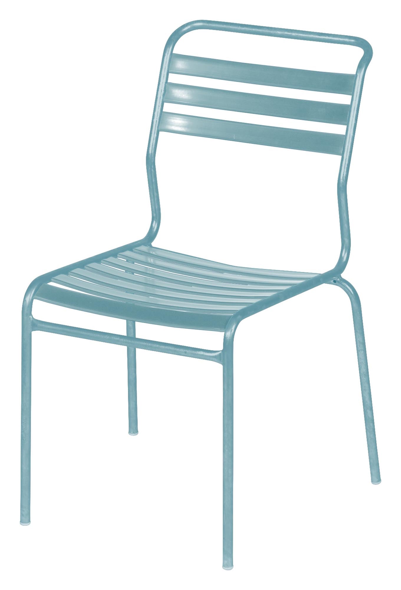 Eleganter Säntis Lättli-Gartenstuhl ohne Armlehnen, ideal für entspannte Stunden im Freien. Hochwertige Verarbeitung und modernes Design.