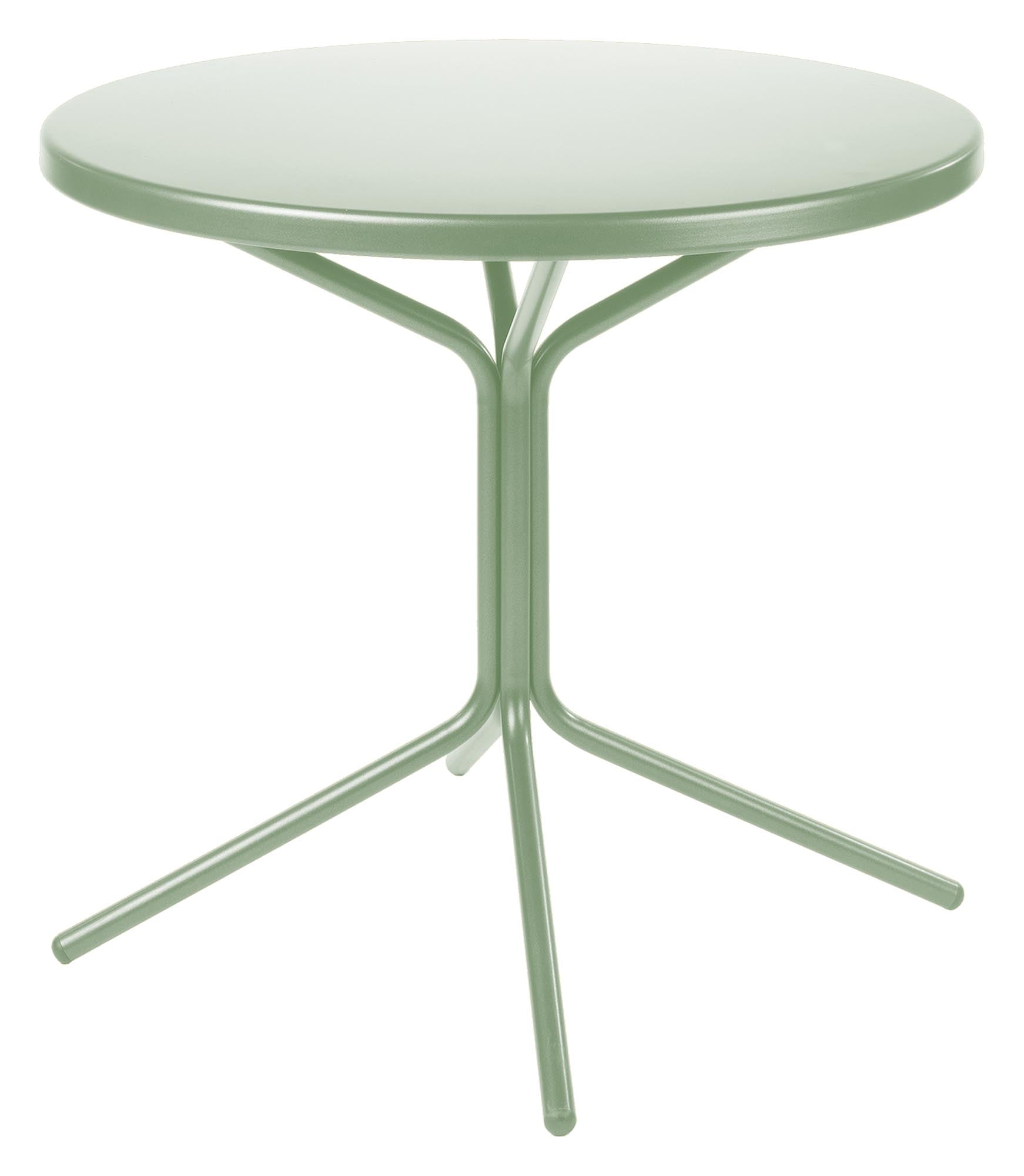 PIX Metall-Gartentisch ø80 / 72 in Pastellgrün präsentiert im Onlineshop von KAQTU Design AG. Gartentisch ist von Schaffner