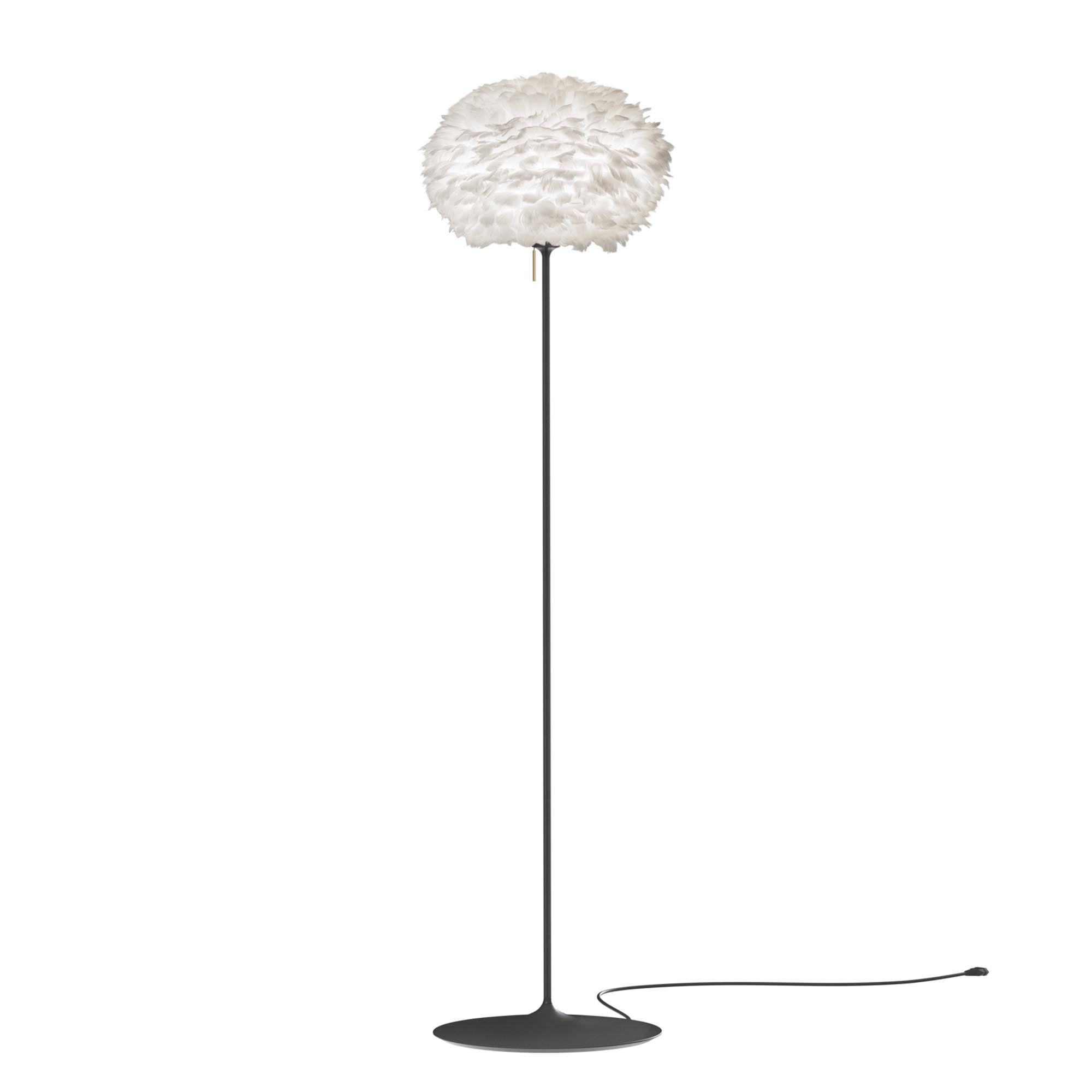 Eos Medium: Eleganter Federlampenschirm für harmonisches Ambiente.