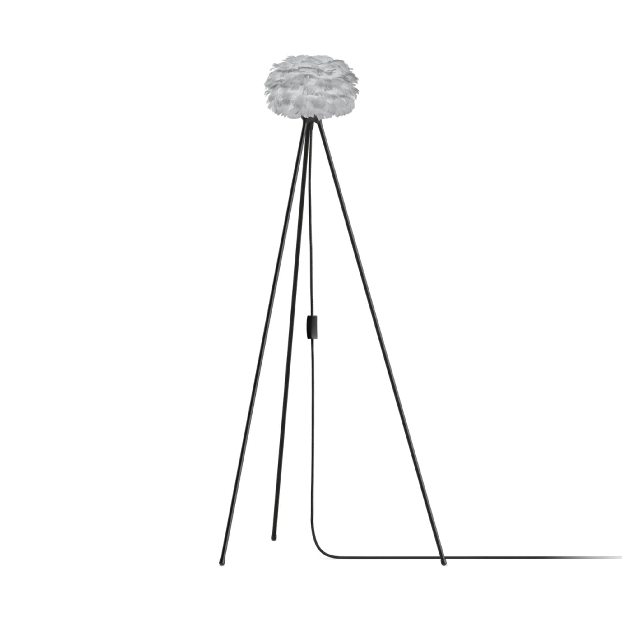 Eos Micro: Eleganter Federlampenschirm für sanftes, warmes Licht.