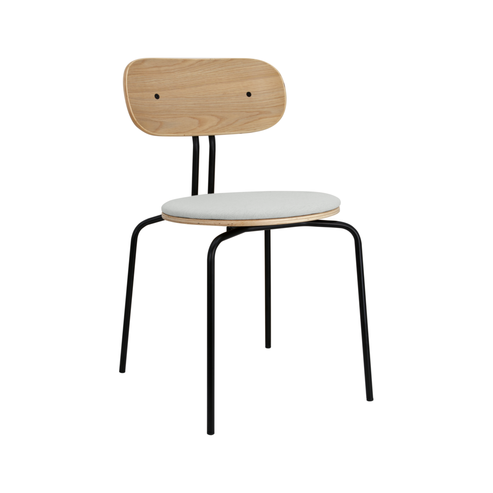 Curious Stuhl gepolstert in Sterling präsentiert im Onlineshop von KAQTU Design AG. Stuhl ist von Umage
