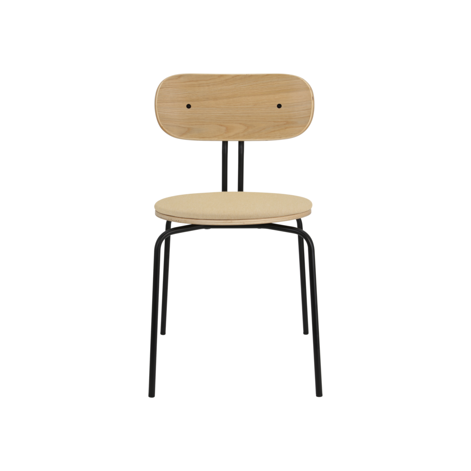 Curious Stuhl gepolstert in Summer Shine präsentiert im Onlineshop von KAQTU Design AG. Stuhl ist von Umage