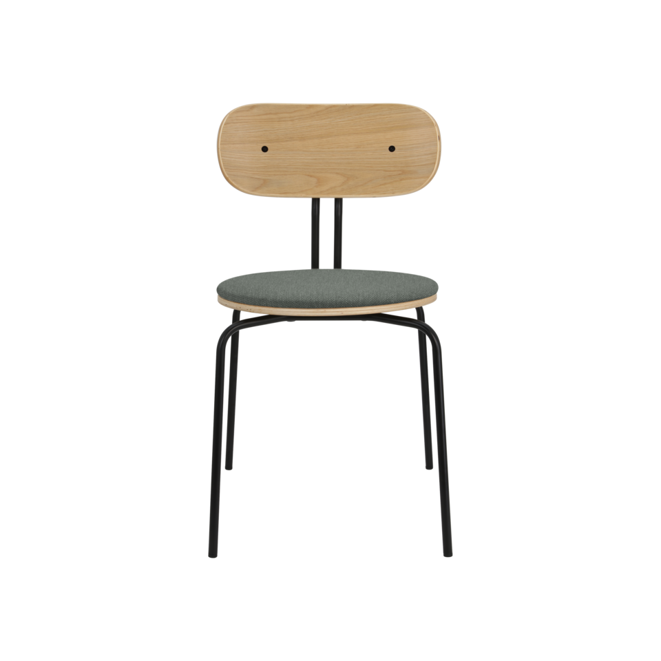 Curious Stuhl gepolstert in Morning Meadows präsentiert im Onlineshop von KAQTU Design AG. Stuhl ist von Umage