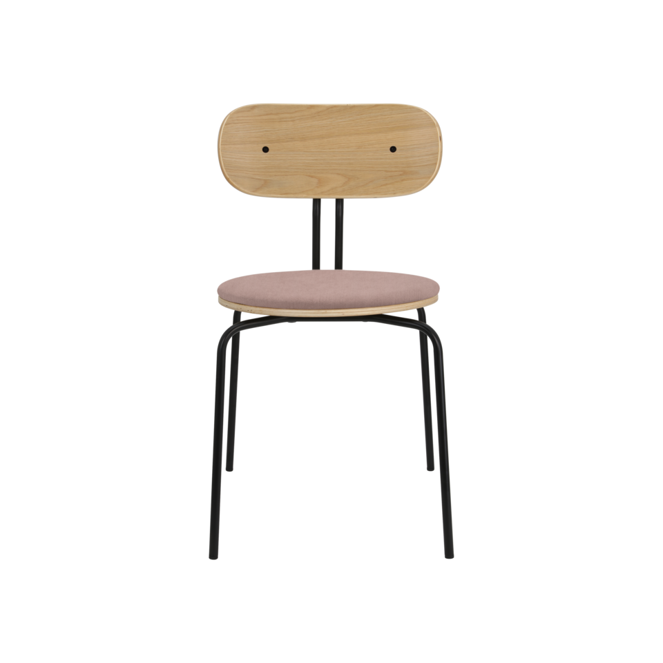 Curious Stuhl gepolstert in Stone Rose präsentiert im Onlineshop von KAQTU Design AG. Stuhl ist von Umage