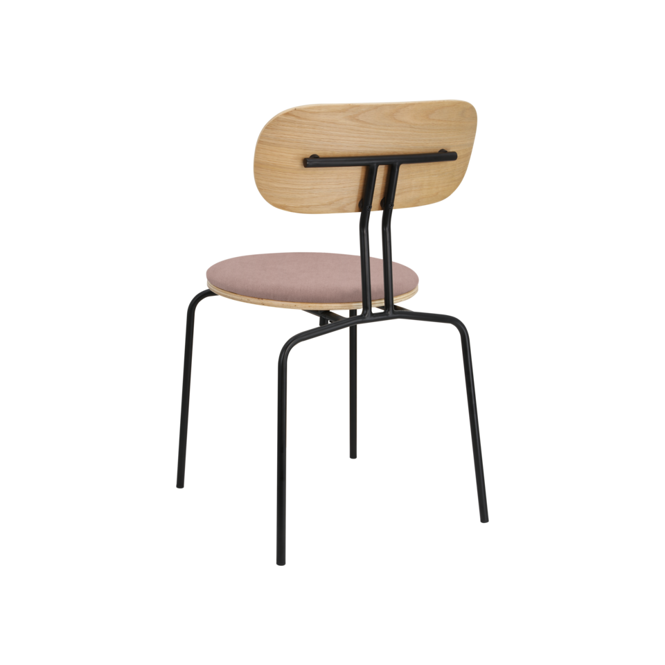 Curious Stuhl gepolstert in Stone Rose präsentiert im Onlineshop von KAQTU Design AG. Stuhl ist von Umage