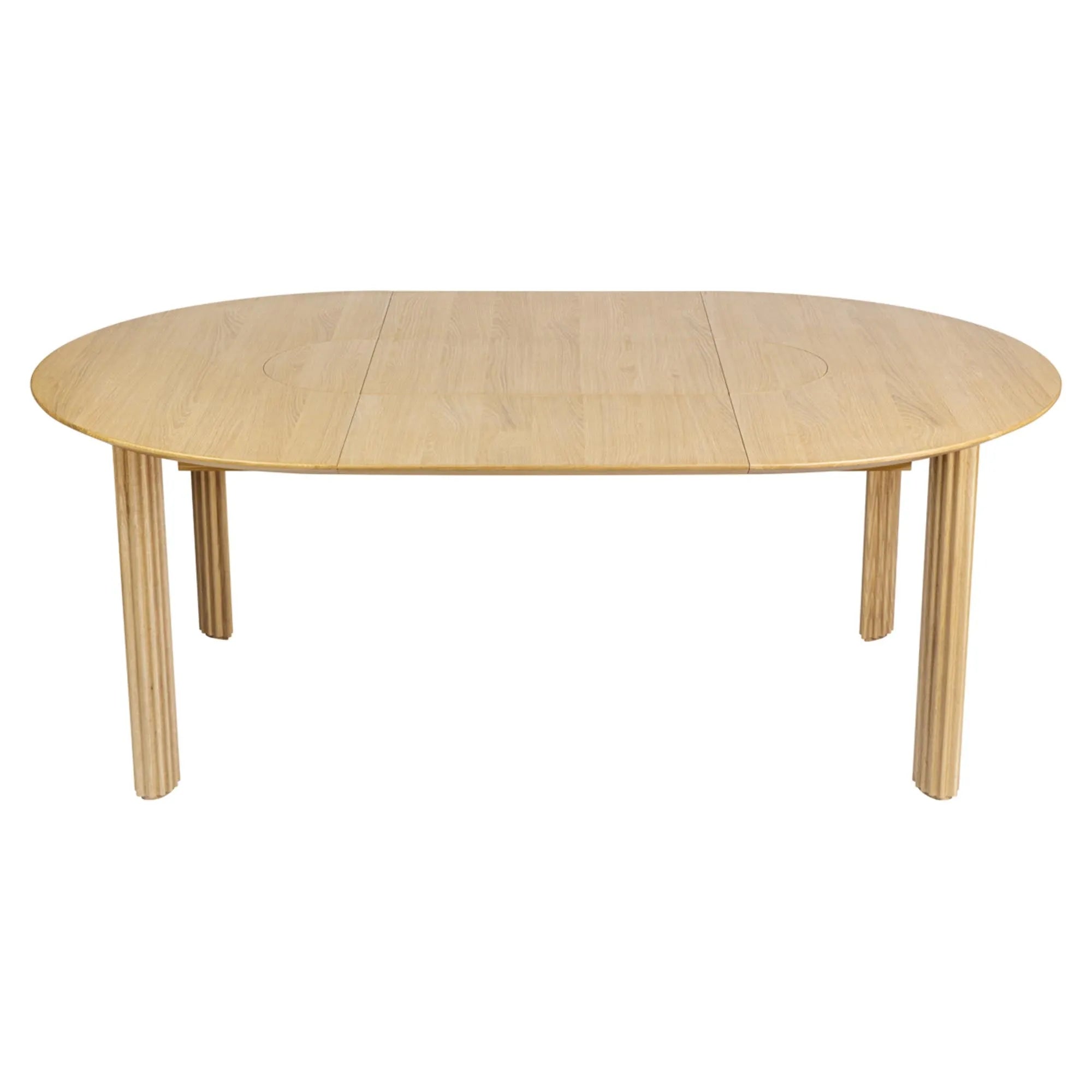 Stilvoller Umage Comfort Circle Tisch, erweiterbar für große Feiern.