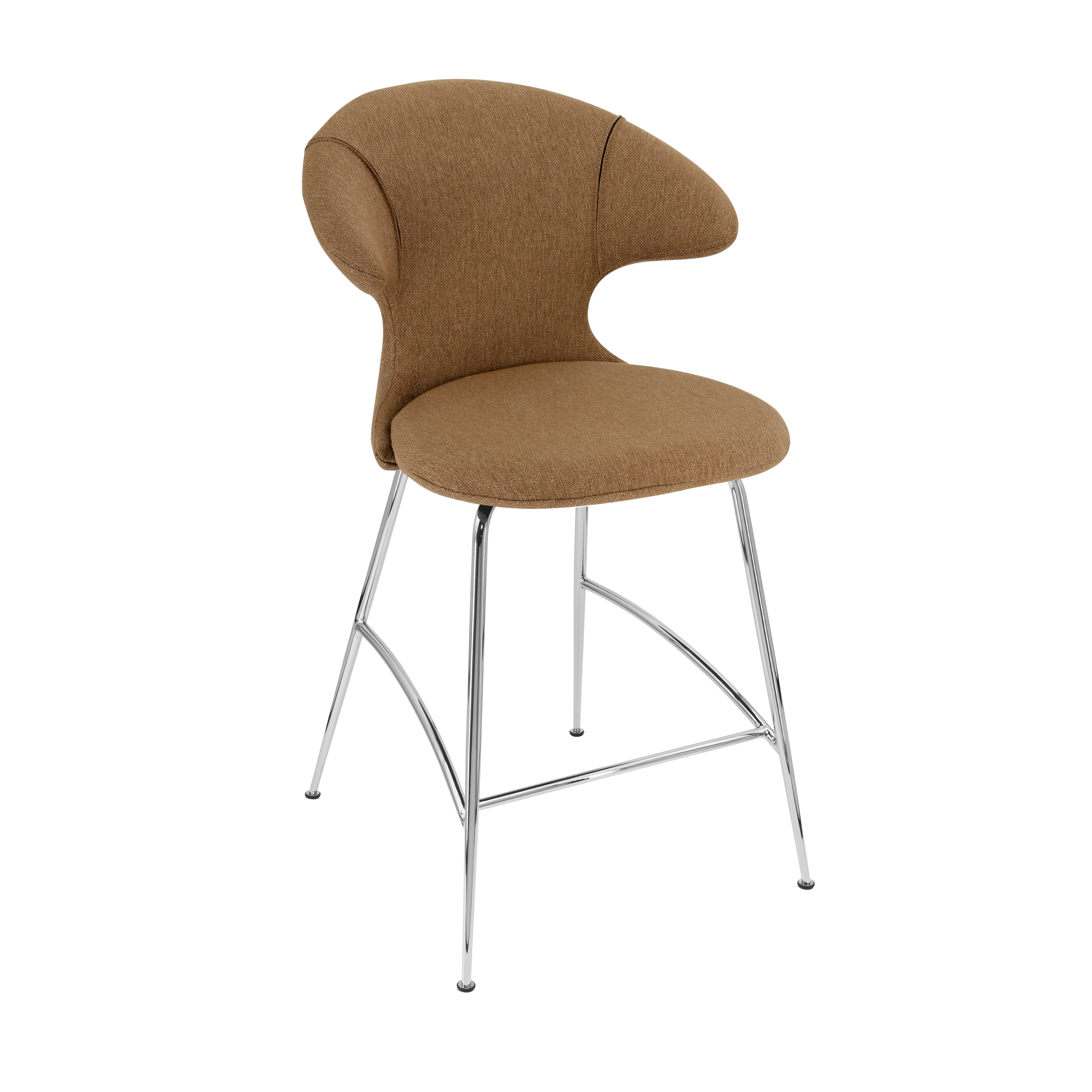 Time Flies Counter Stuhl in Sugar Brown präsentiert im Onlineshop von KAQTU Design AG. Barstuhl mit Armlehne ist von Umage