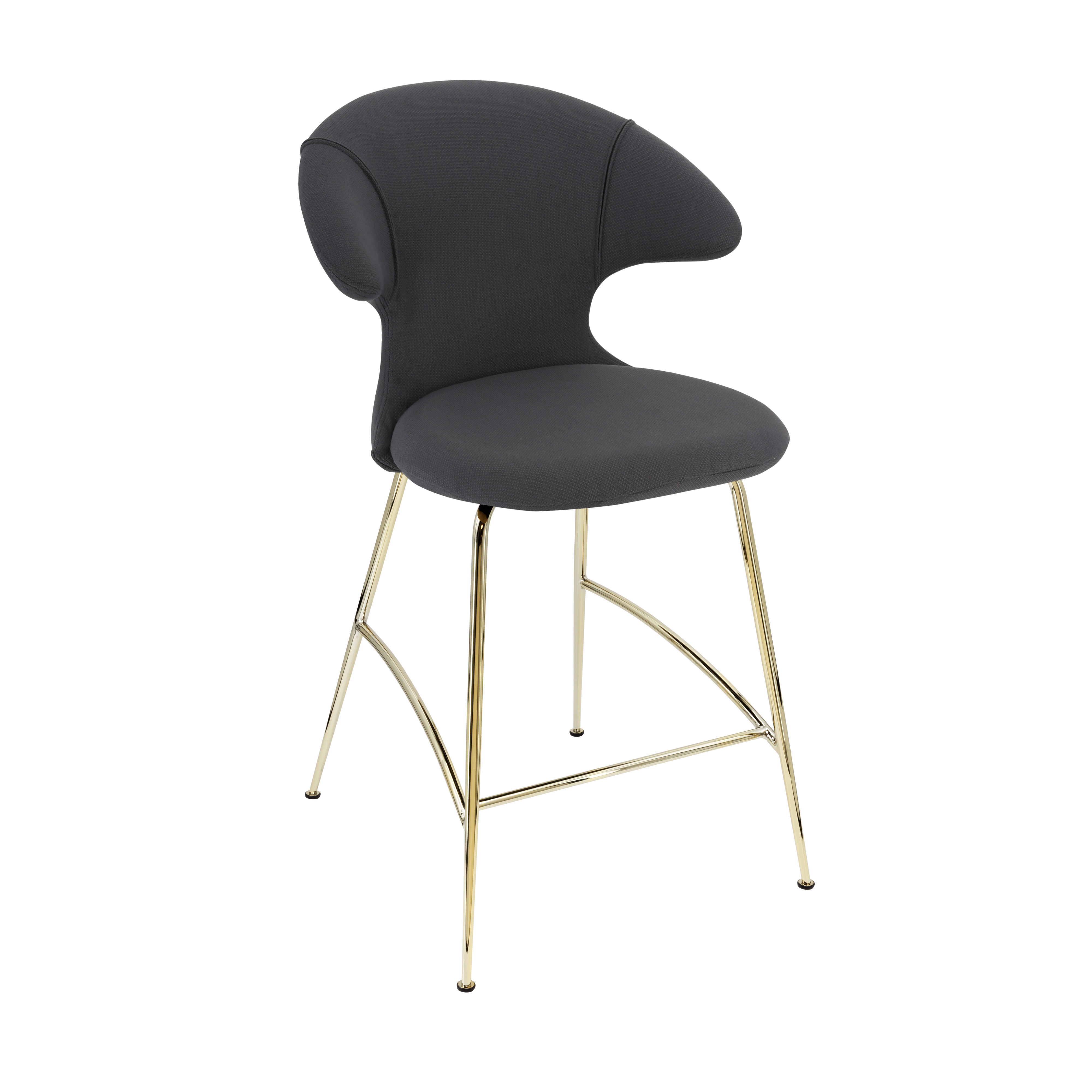 Time Flies Counter Stuhl in Shadow präsentiert im Onlineshop von KAQTU Design AG. Barstuhl mit Armlehne ist von Umage