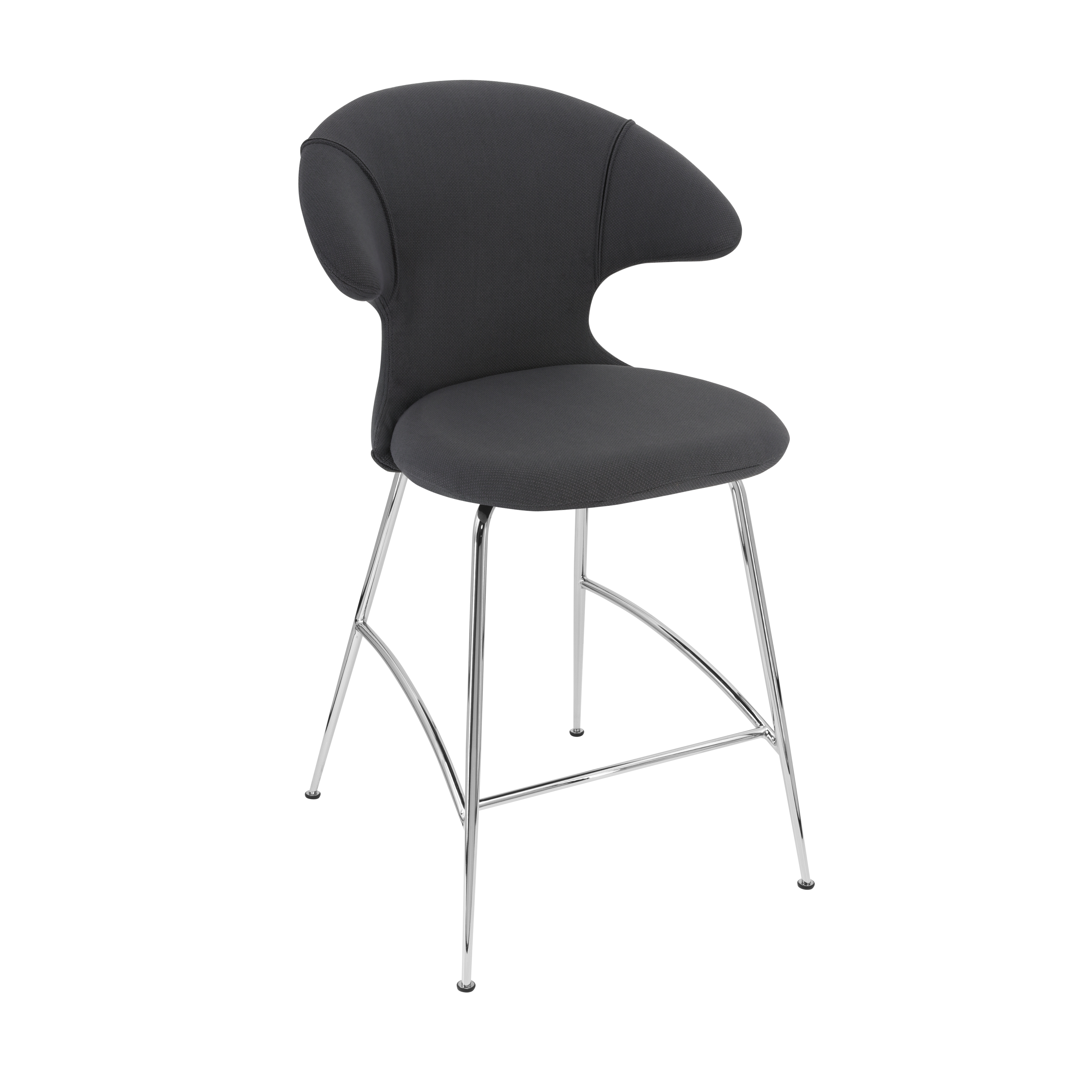 Time Flies Counter Stuhl in Shadow präsentiert im Onlineshop von KAQTU Design AG. Barstuhl mit Armlehne ist von Umage