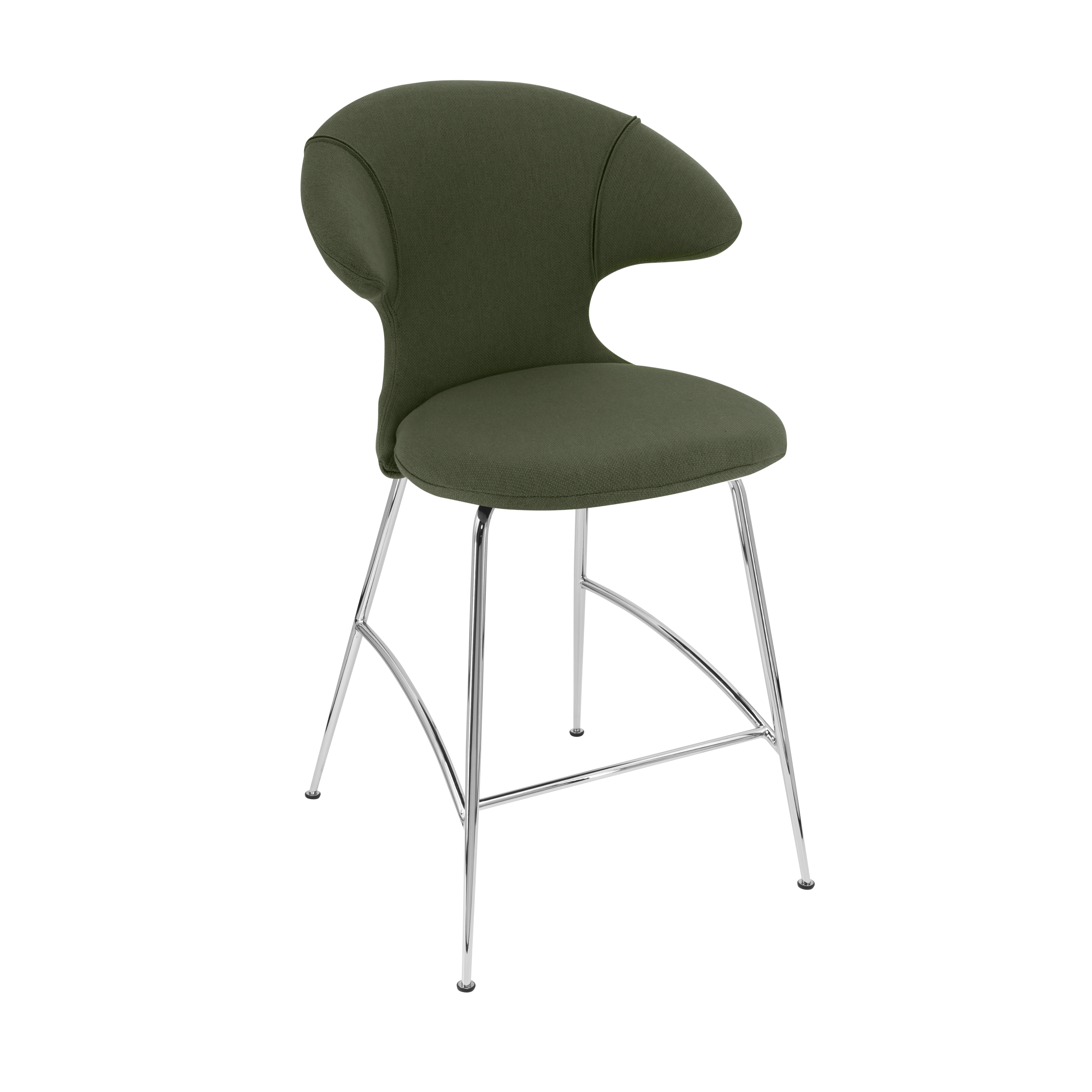 Time Flies Counter Stuhl in Racing Green präsentiert im Onlineshop von KAQTU Design AG. Barstuhl mit Armlehne ist von Umage